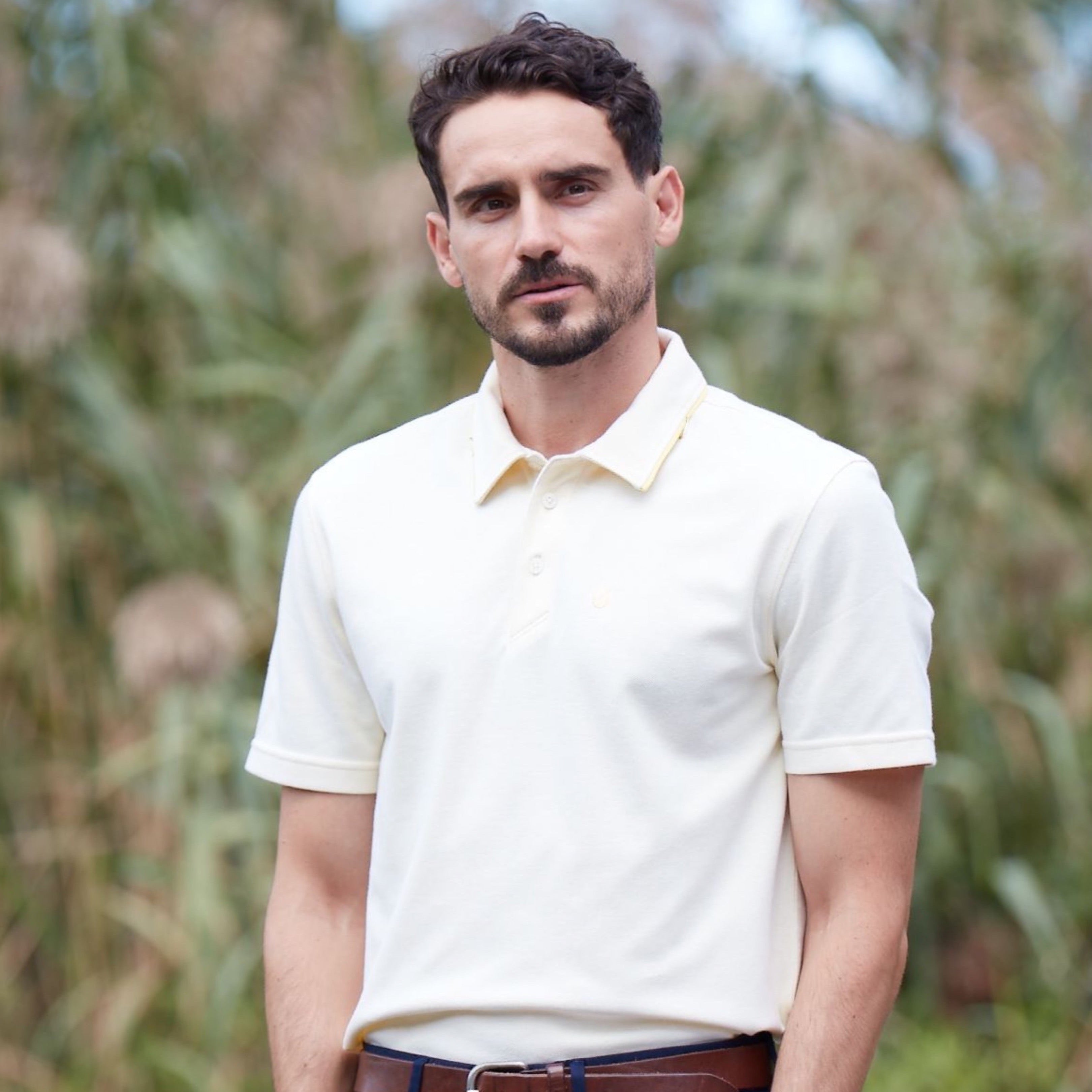 MERIT PIQUE POLO | YELLOW CREAM