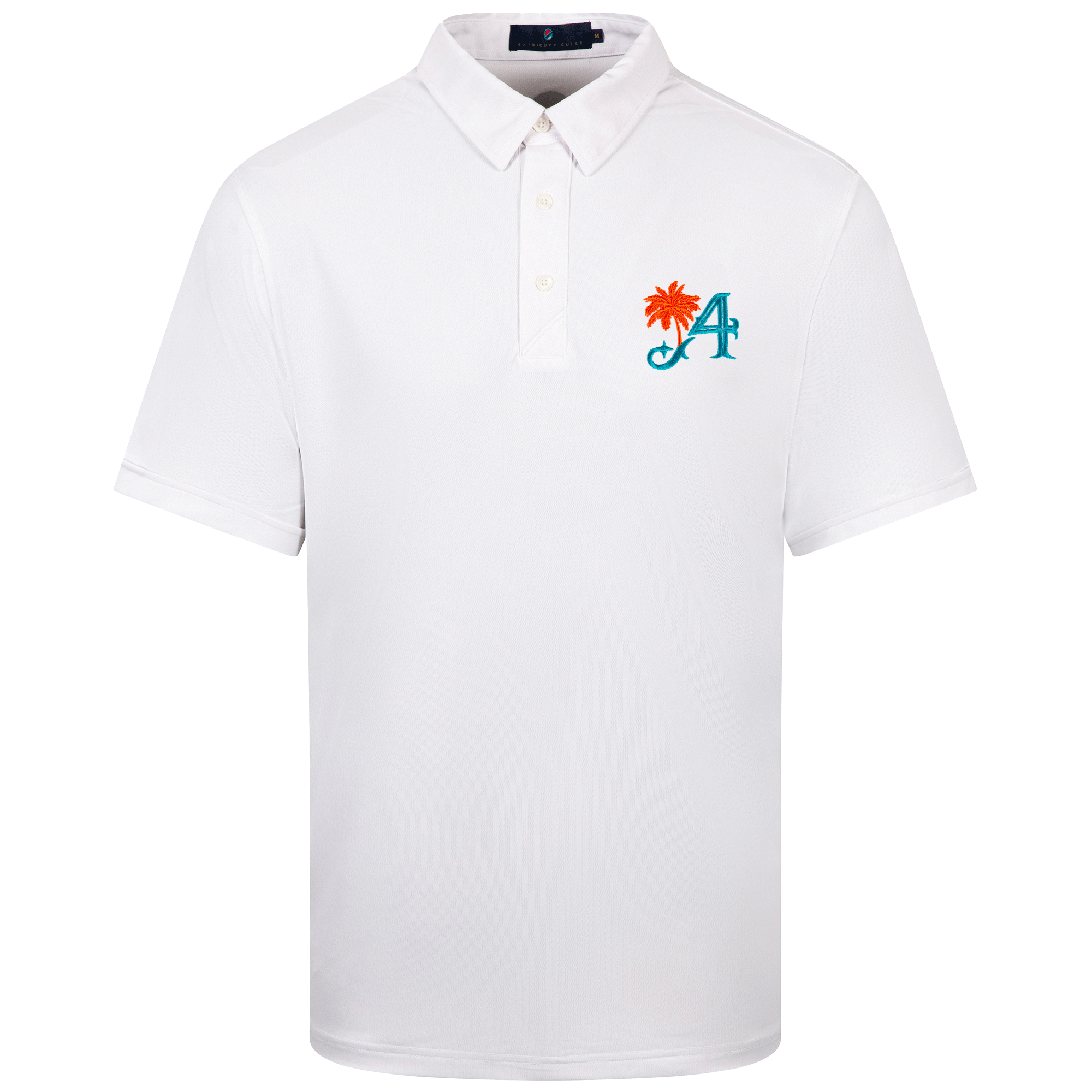 4Aces GC Miami Extra Polo | Bright White