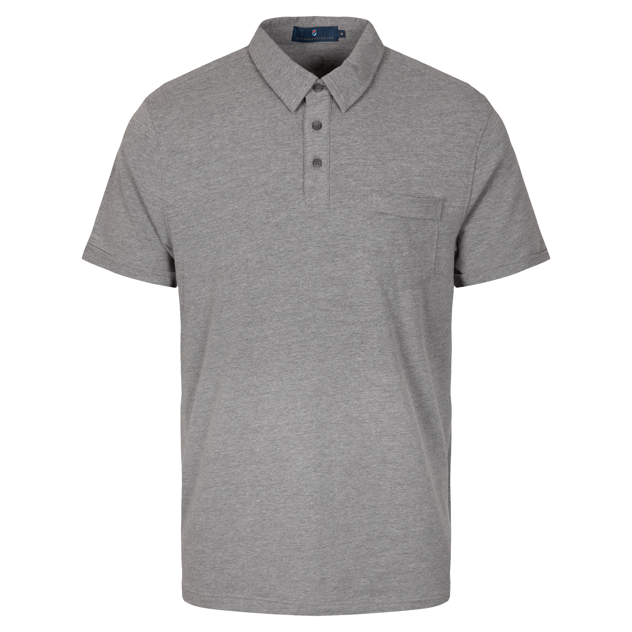Auxiliary Polo | Heather Grey