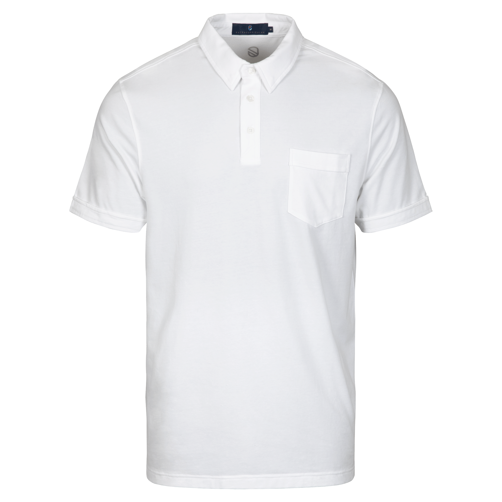 Auxiliary Polo | Bright White