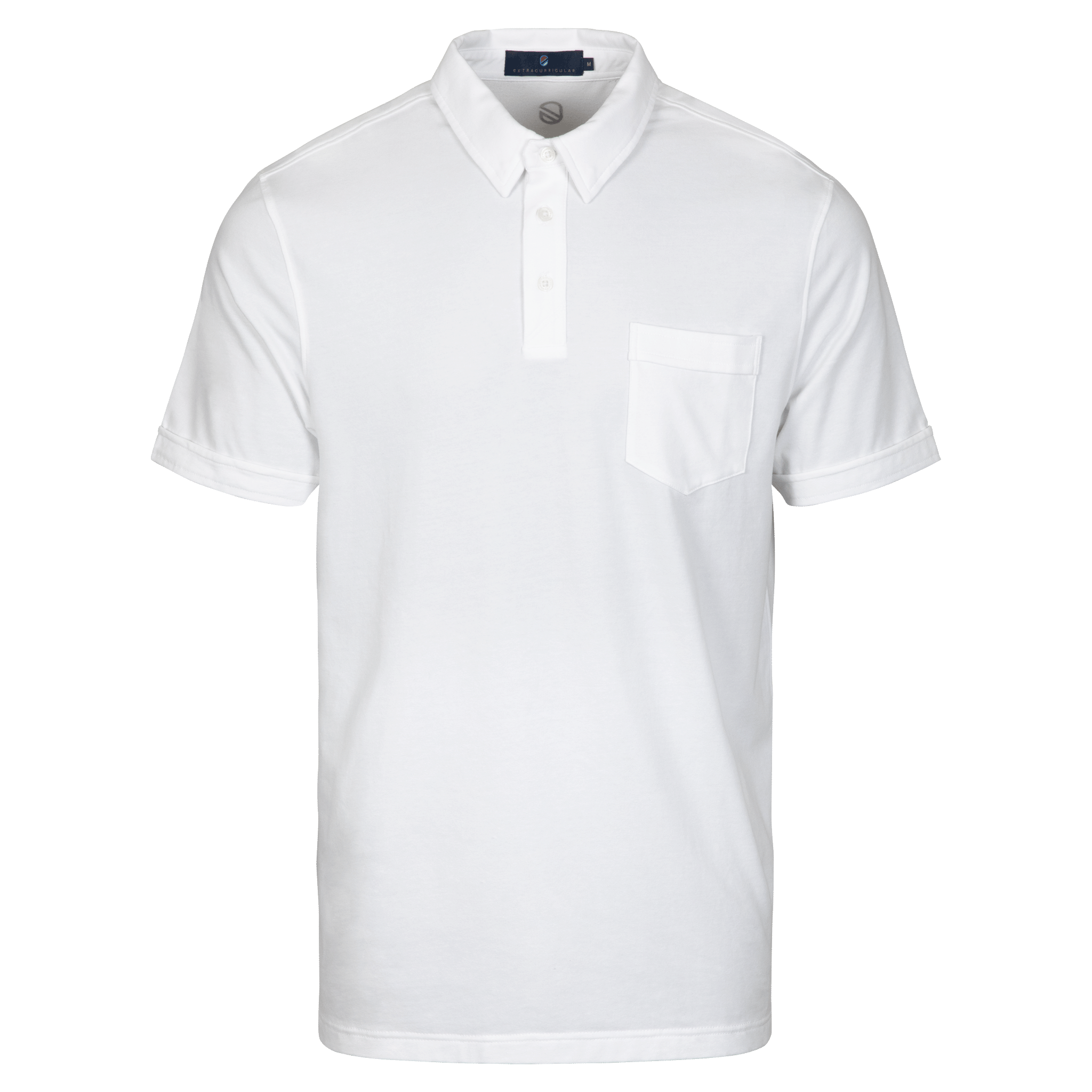 AUXILIARY POLO | BRIGHT WHITE