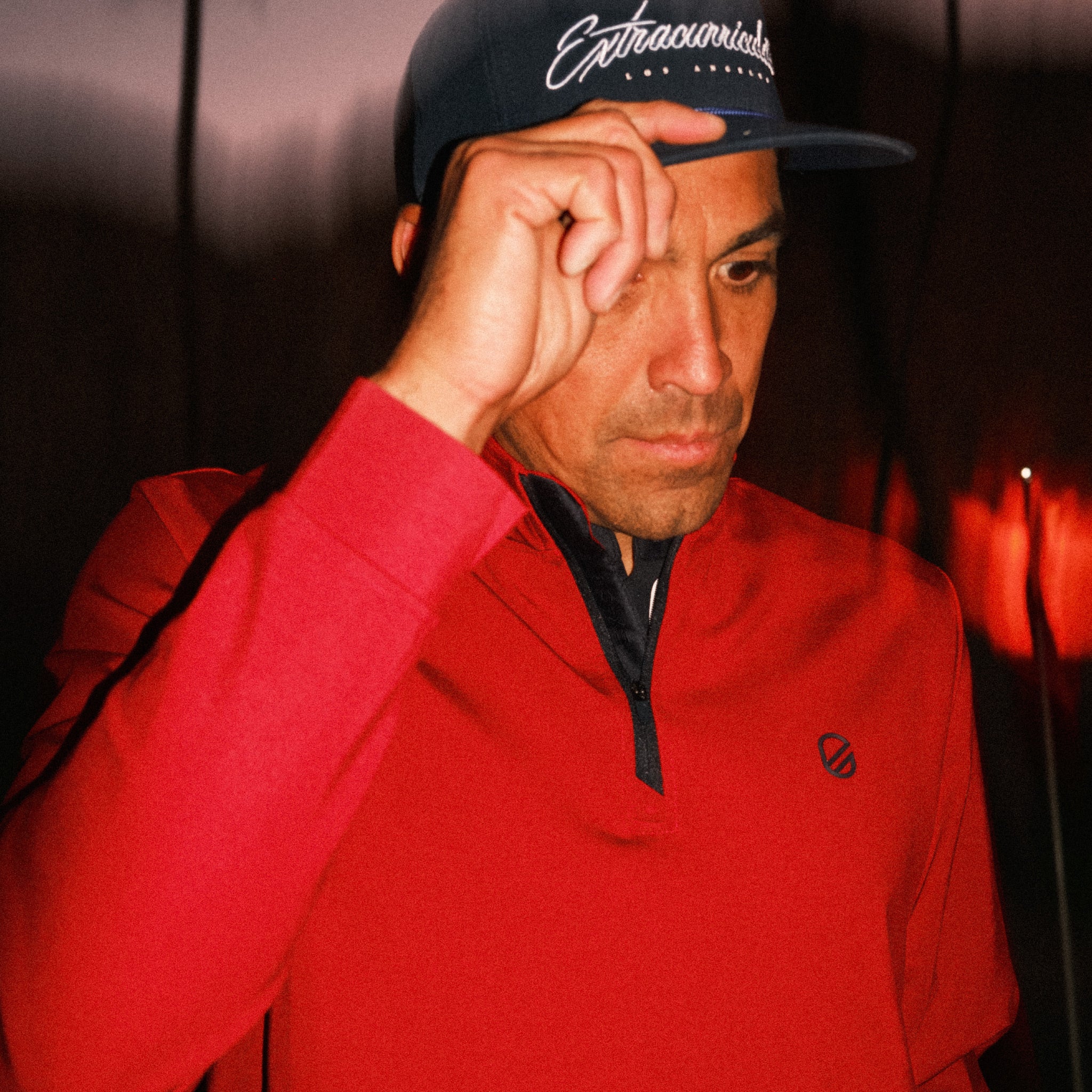 TechSoft Avery 1/4 Zip | Rhubarb