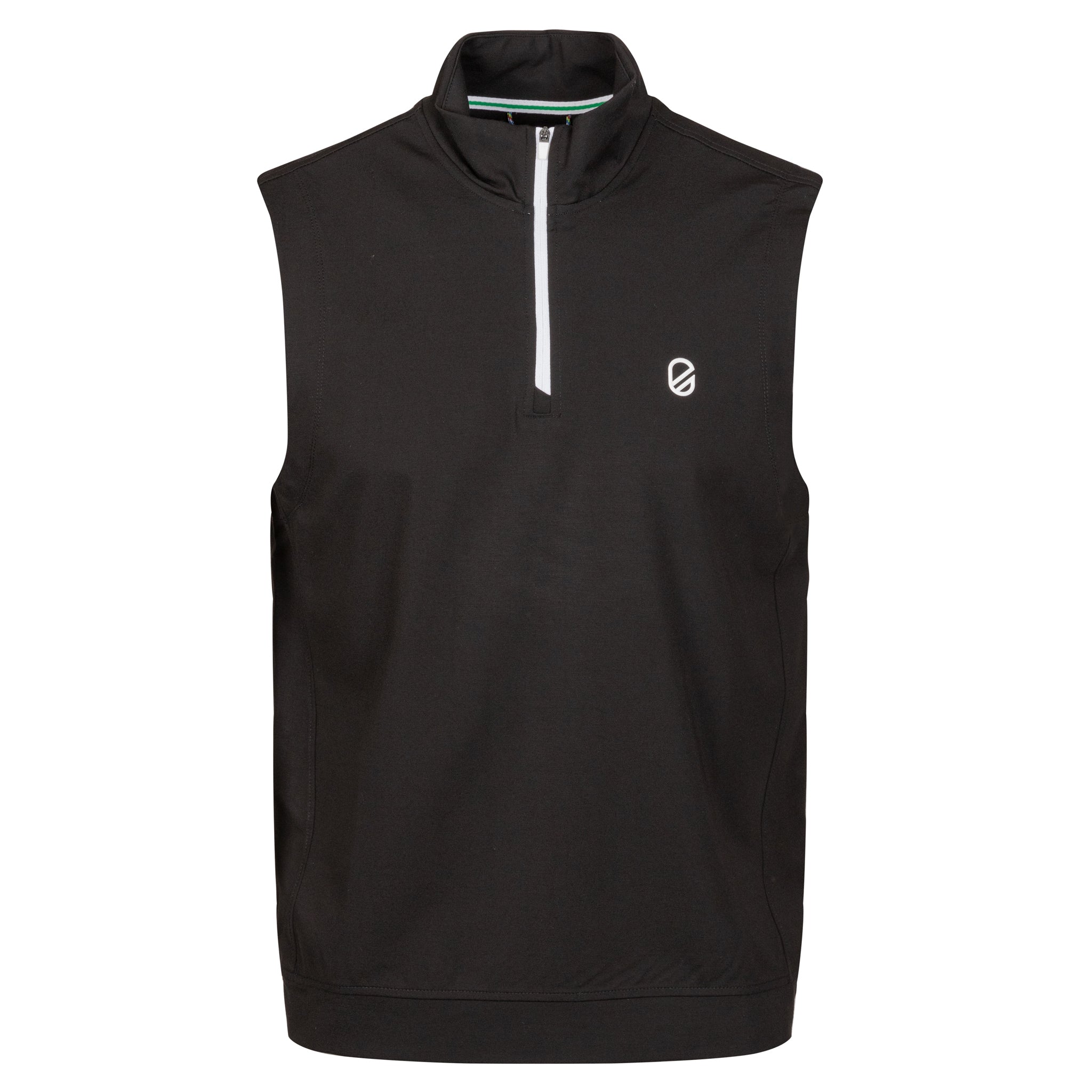 TechSoft Avery 1/4 Zip Vest | Jet Black