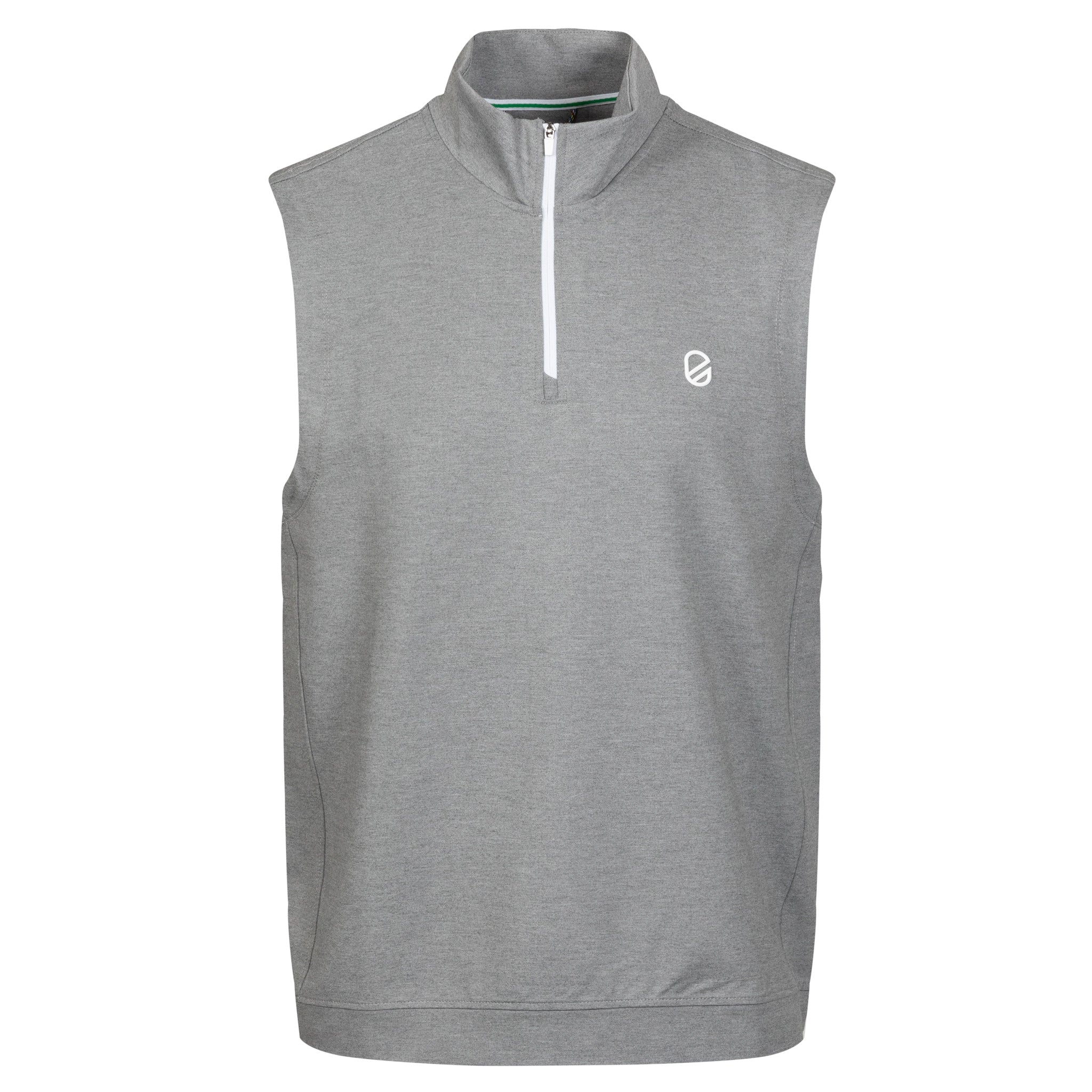 TechSoft Avery 1/4 Zip Vest | Heather Grey