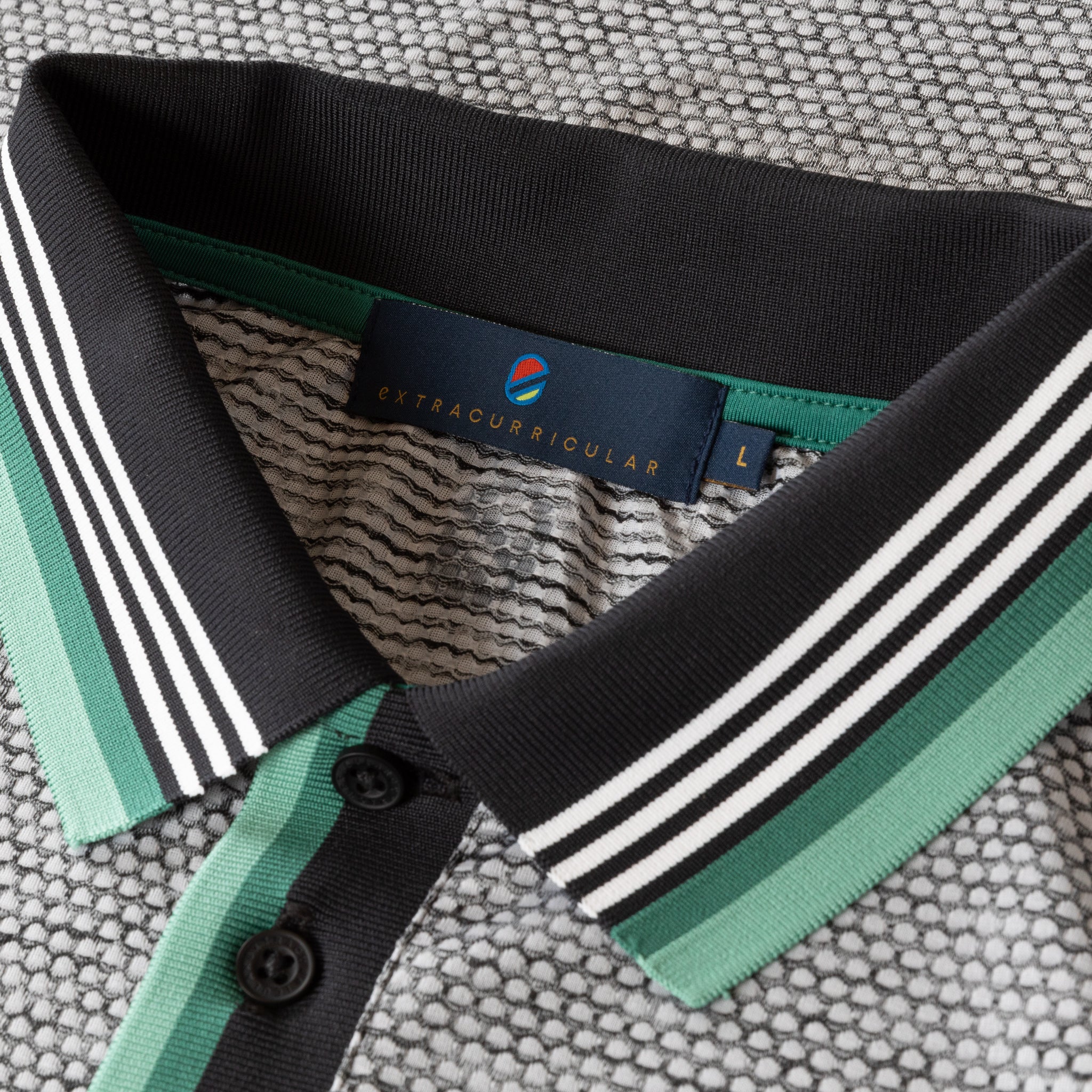 Beez Polo | White & Black