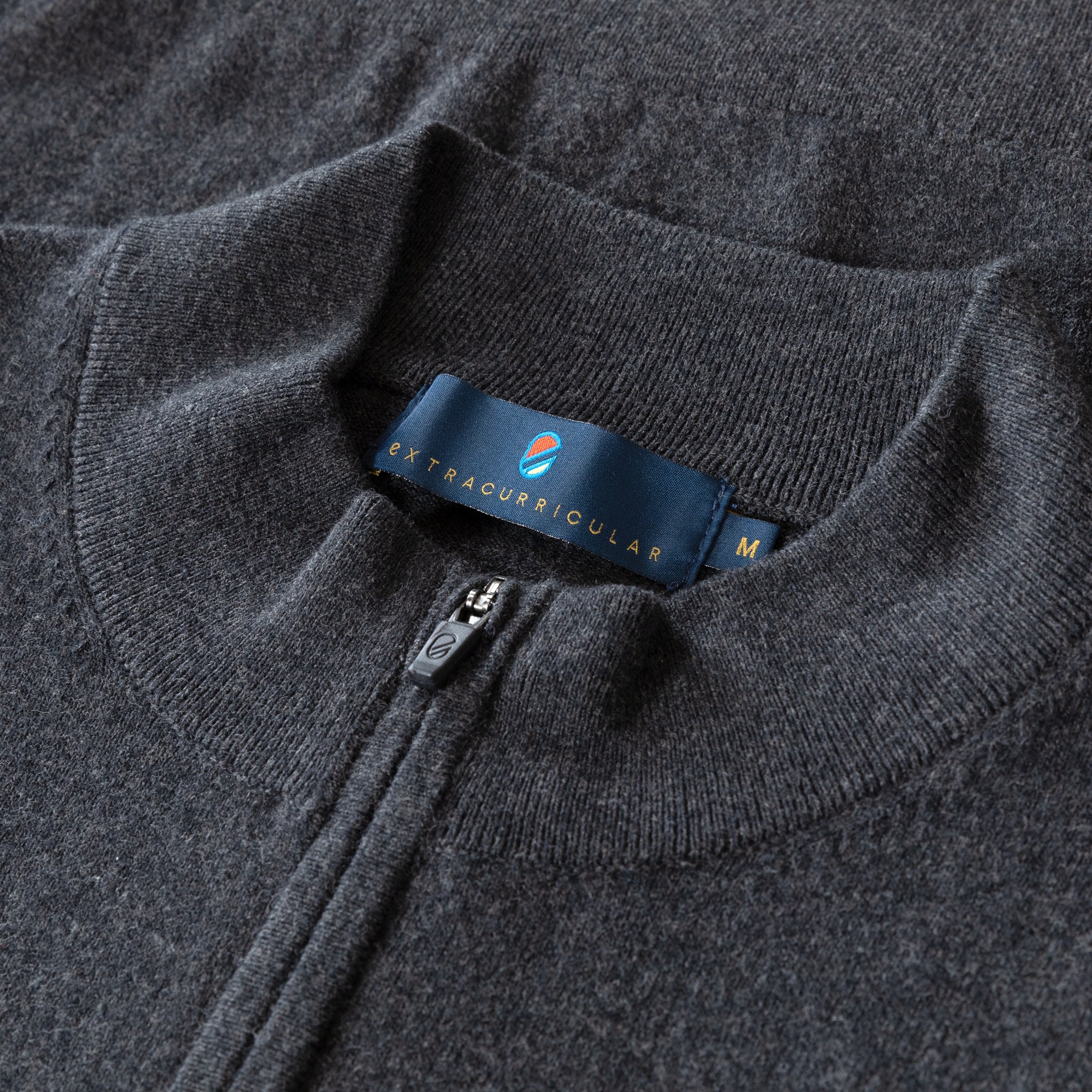Coty 1/4 Zip Sweater Classic | Heather Charcoal