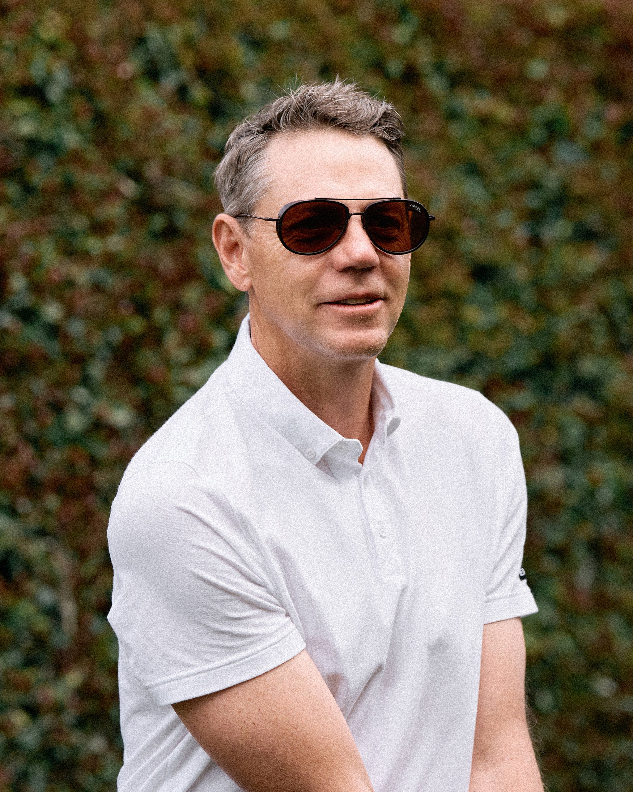 Banker Polo | Bright White