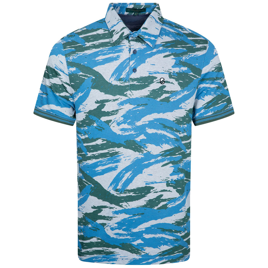 LIZARD CAMOFLAUGE POLO | BLUE ASHES CAMO