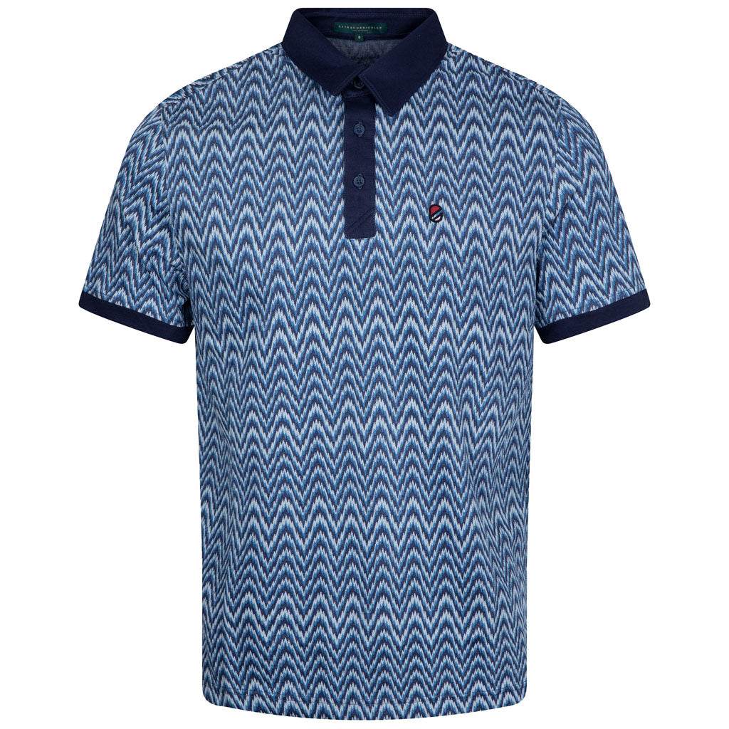 PULSE PIQUE PERFORMANCE POLO | HEARTBEAT BLUE