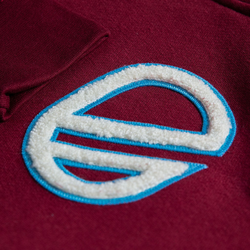 BOUCLE HOODY | BURGUNDY