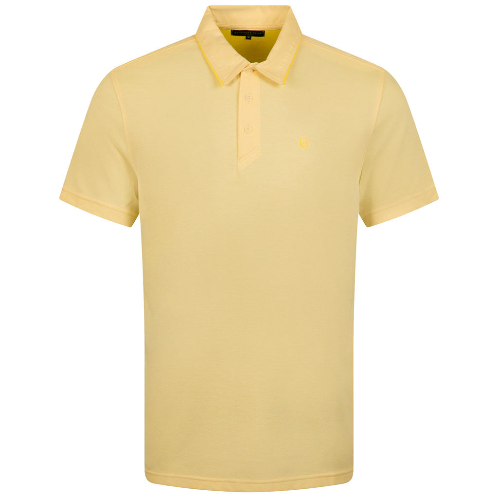 MERIT PIQUE POLO | YELLOW CREAM