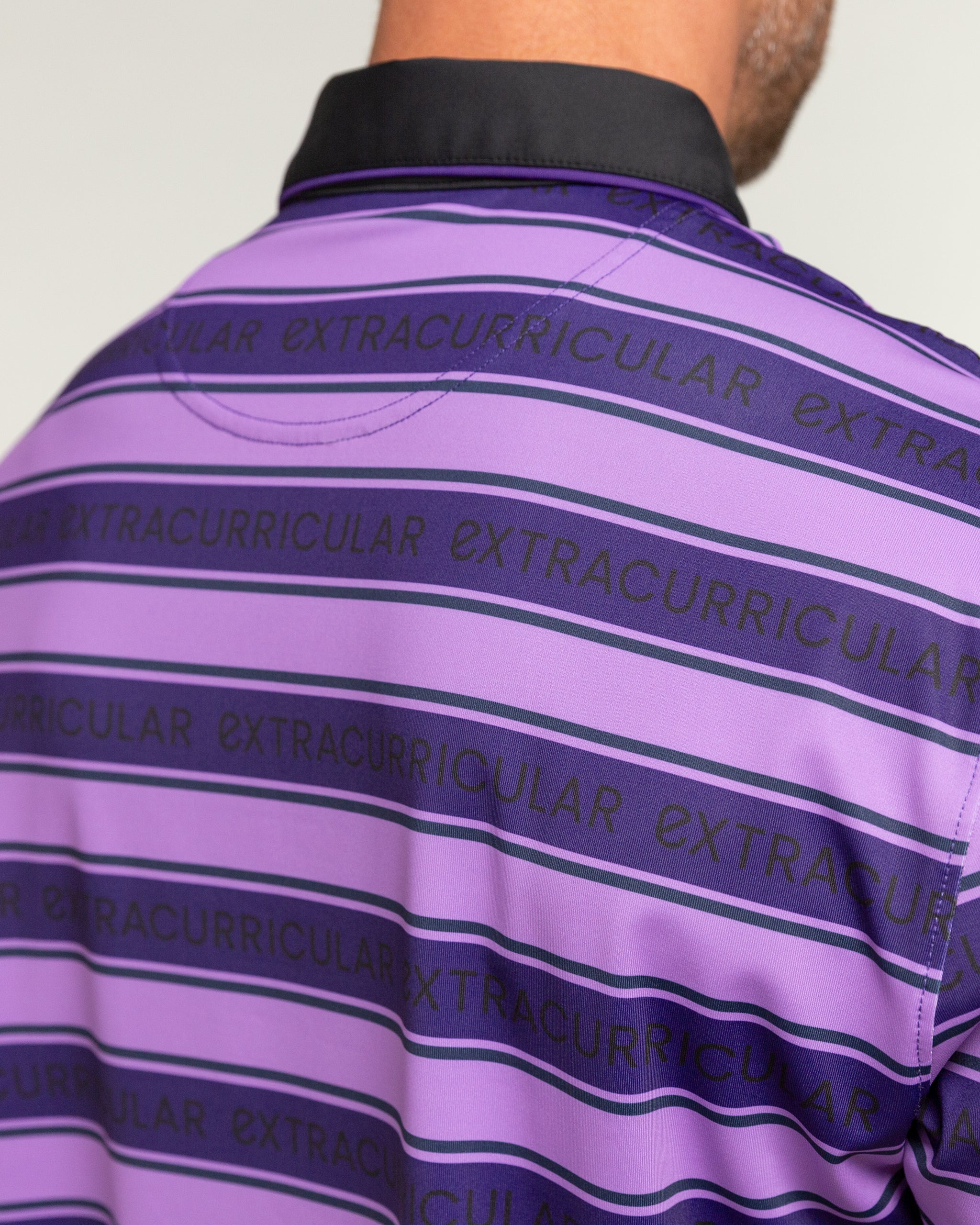 Flex Polo | Bellflower Stripe