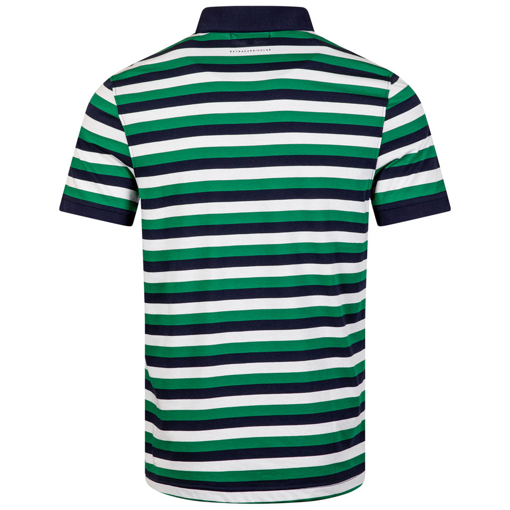 Roller Rocket Polo | Verdant Green Stripe