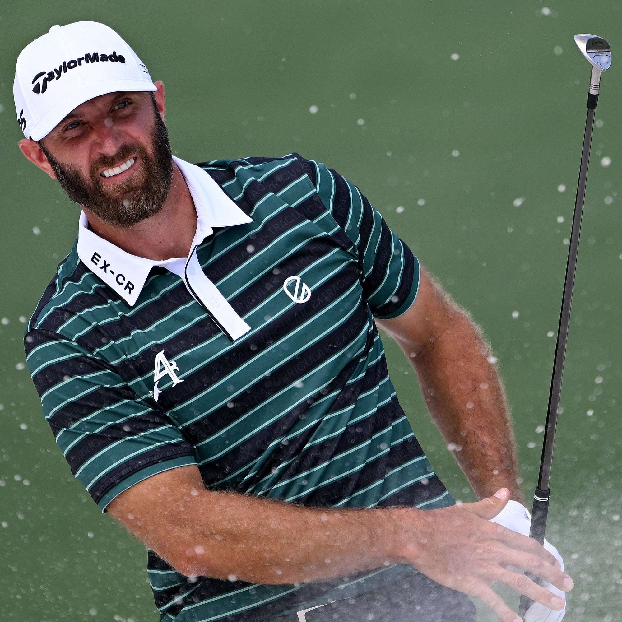 Flex Polo | Green Extra Stripe