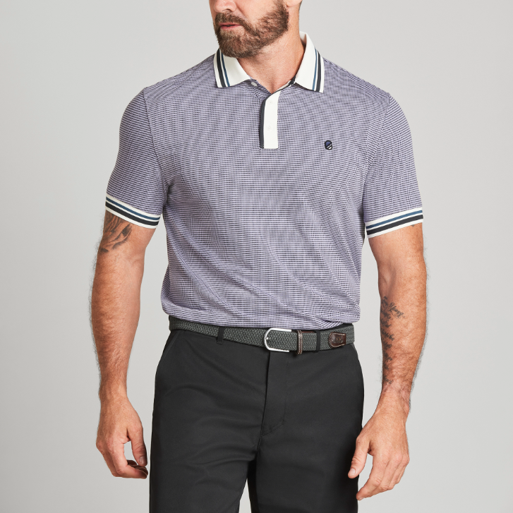 Harlequin Polo | Lavender Check