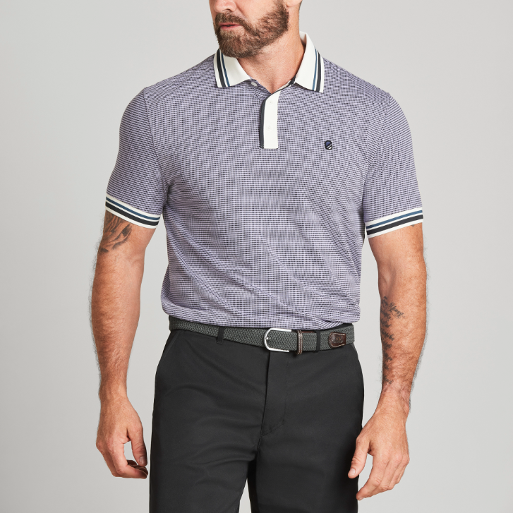 HARLEQUIN POLO | LAVENDER CHECK