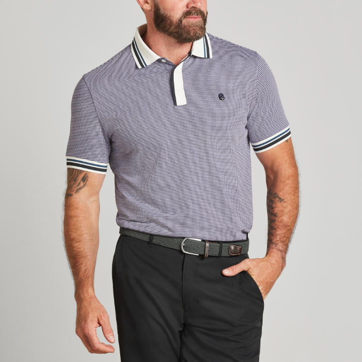 Harlequin Polo | Lavender Check