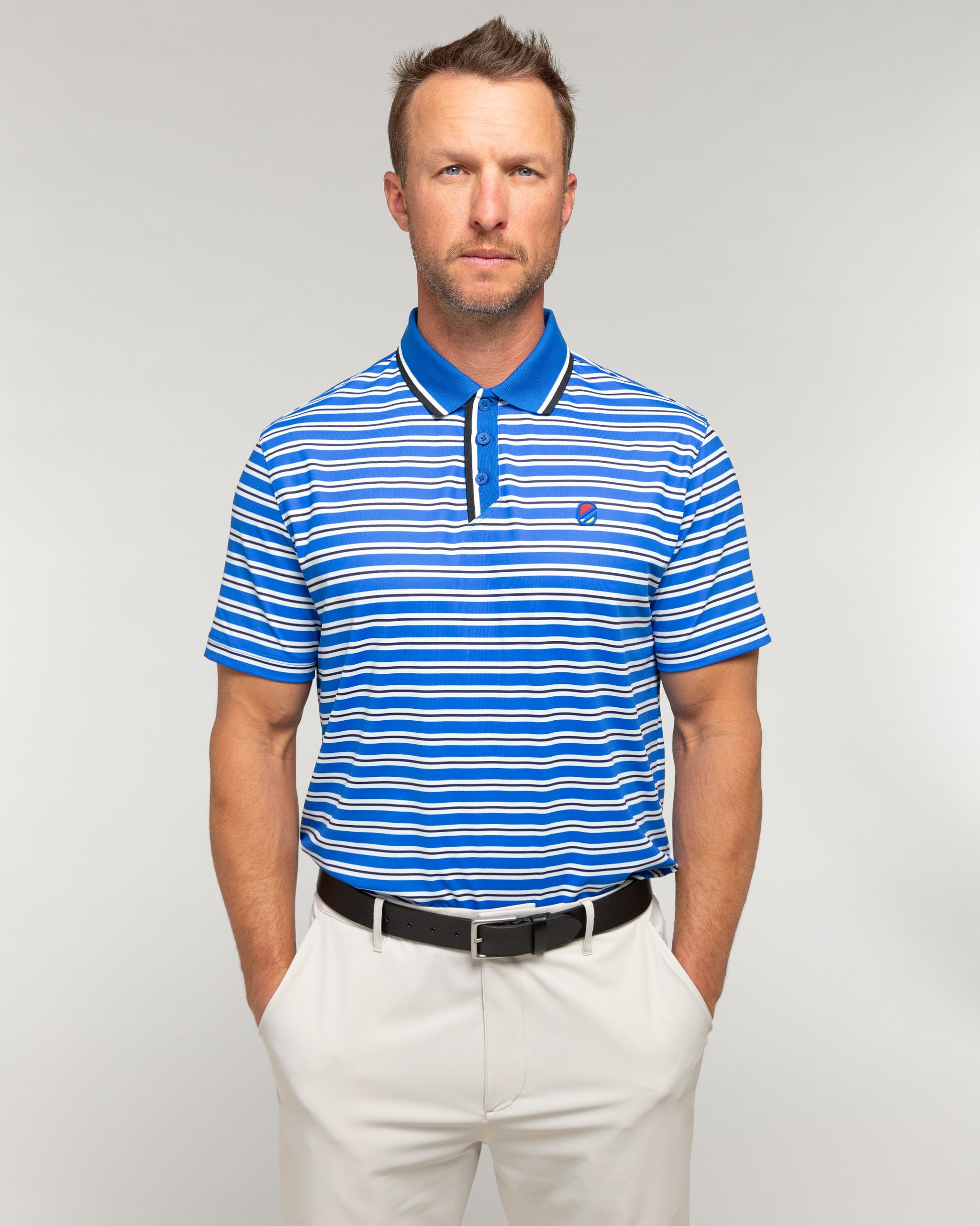 Hale Polo | Victoria Blue Stripe