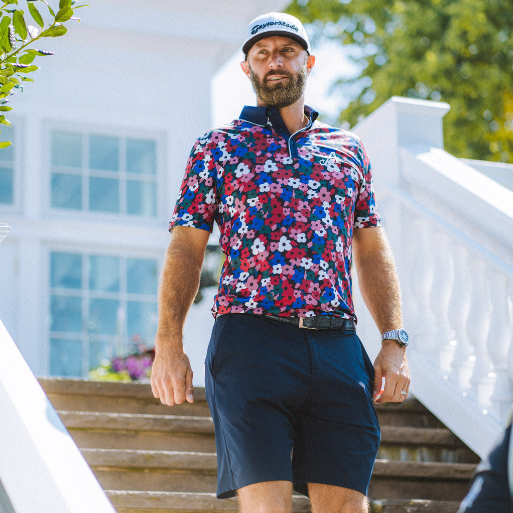 4ACES GC EVERLEIGH FLORAL POLO | RED FLORAL