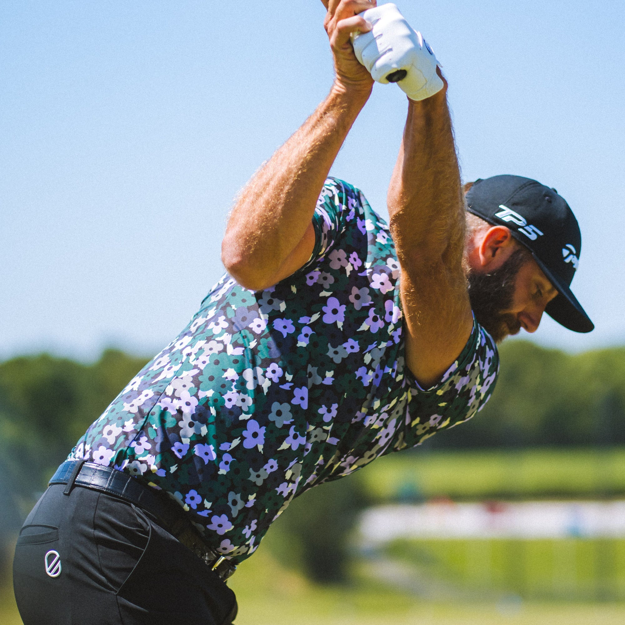 4ACES GC EVERLEIGH FLORAL POLO | LAVENDER FLORAL