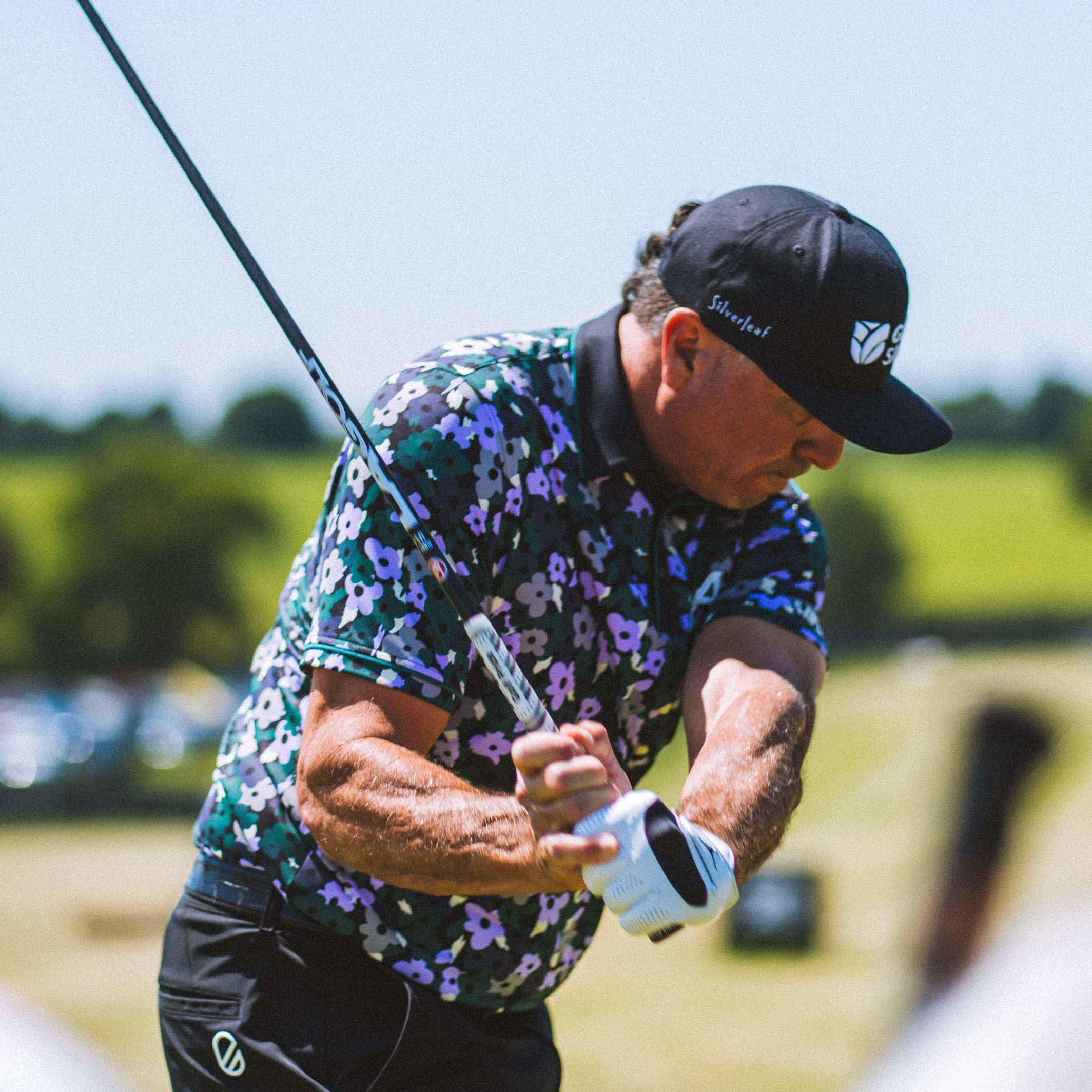 4ACES GC EVERLEIGH FLORAL POLO | LAVENDER FLORAL