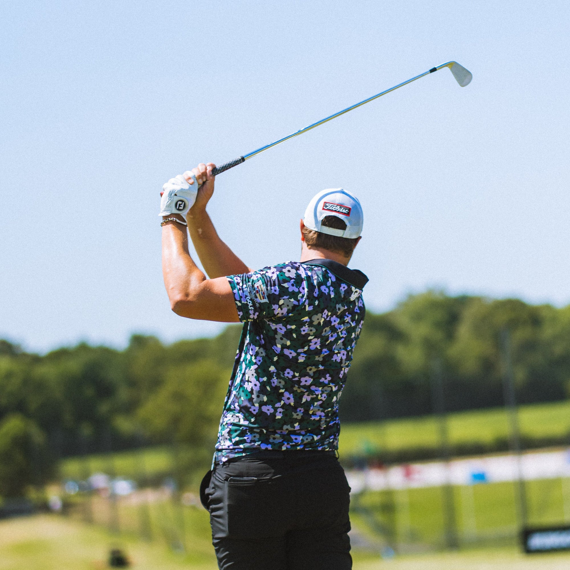 4ACES GC EVERLEIGH FLORAL POLO | LAVENDER FLORAL