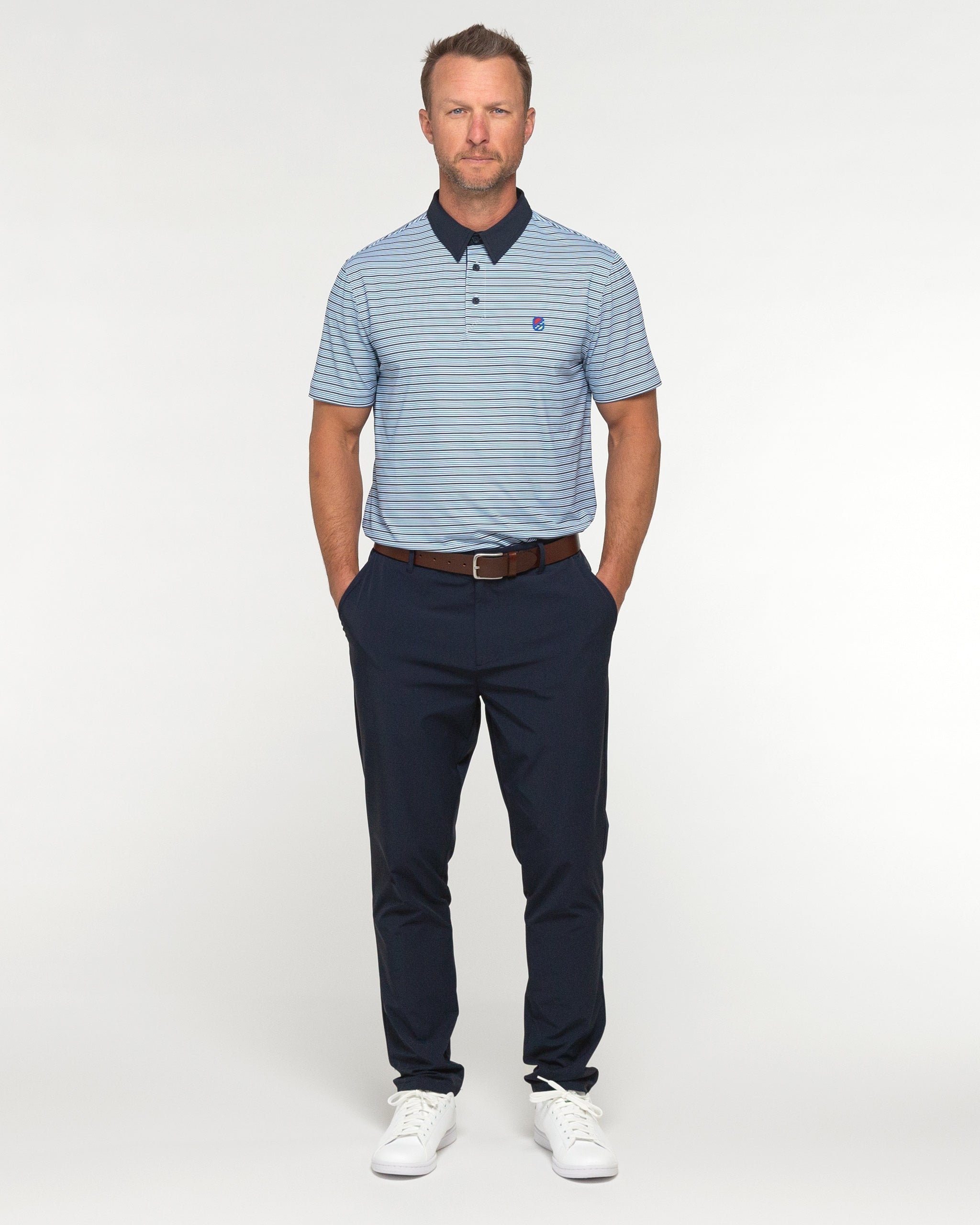 Manny Polo | Blue Stripe