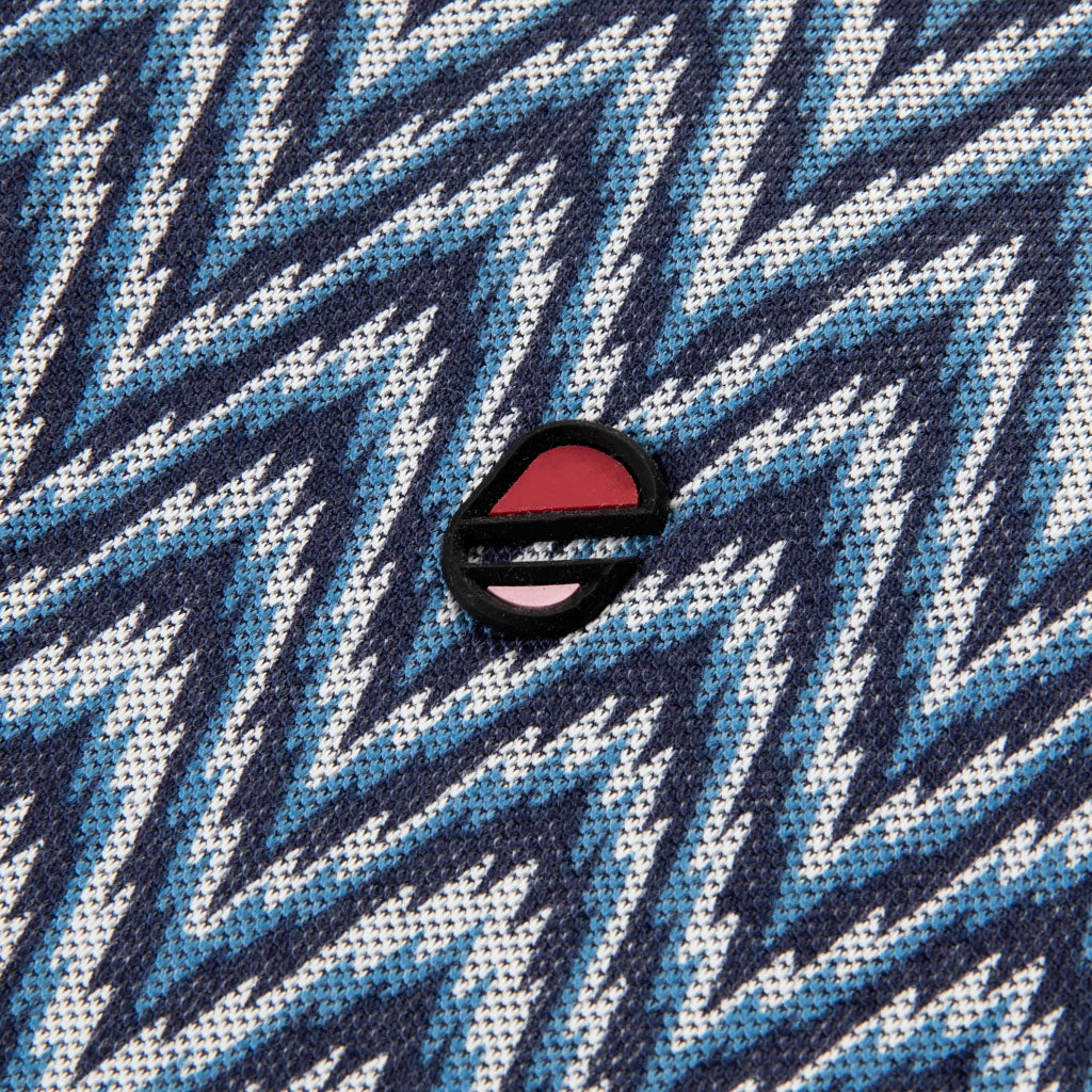 PULSE PIQUE PERFORMANCE POLO | HEARTBEAT BLUE