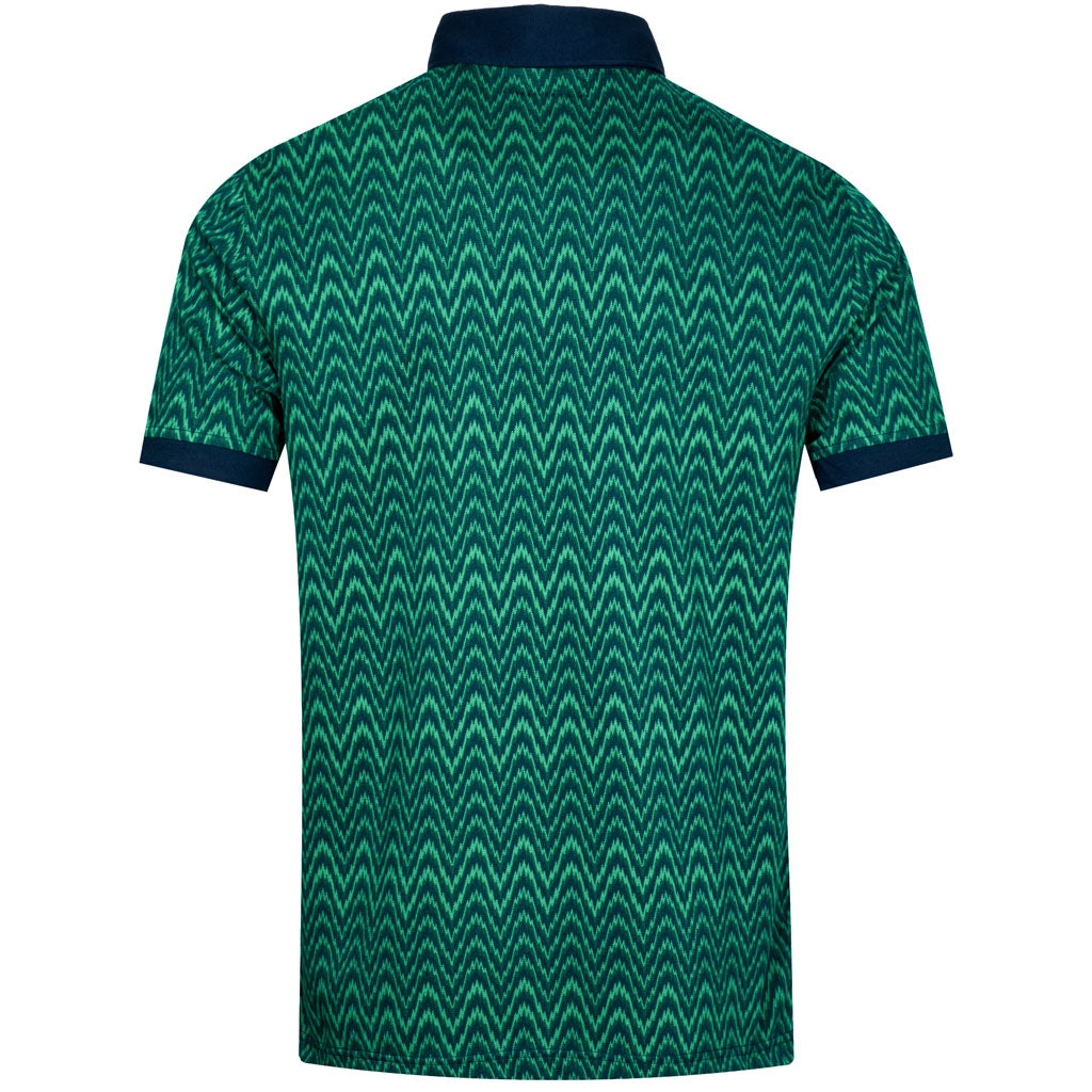 PULSE PIQUE PERFORMANCE POLO | HEARTBEAT GREEN