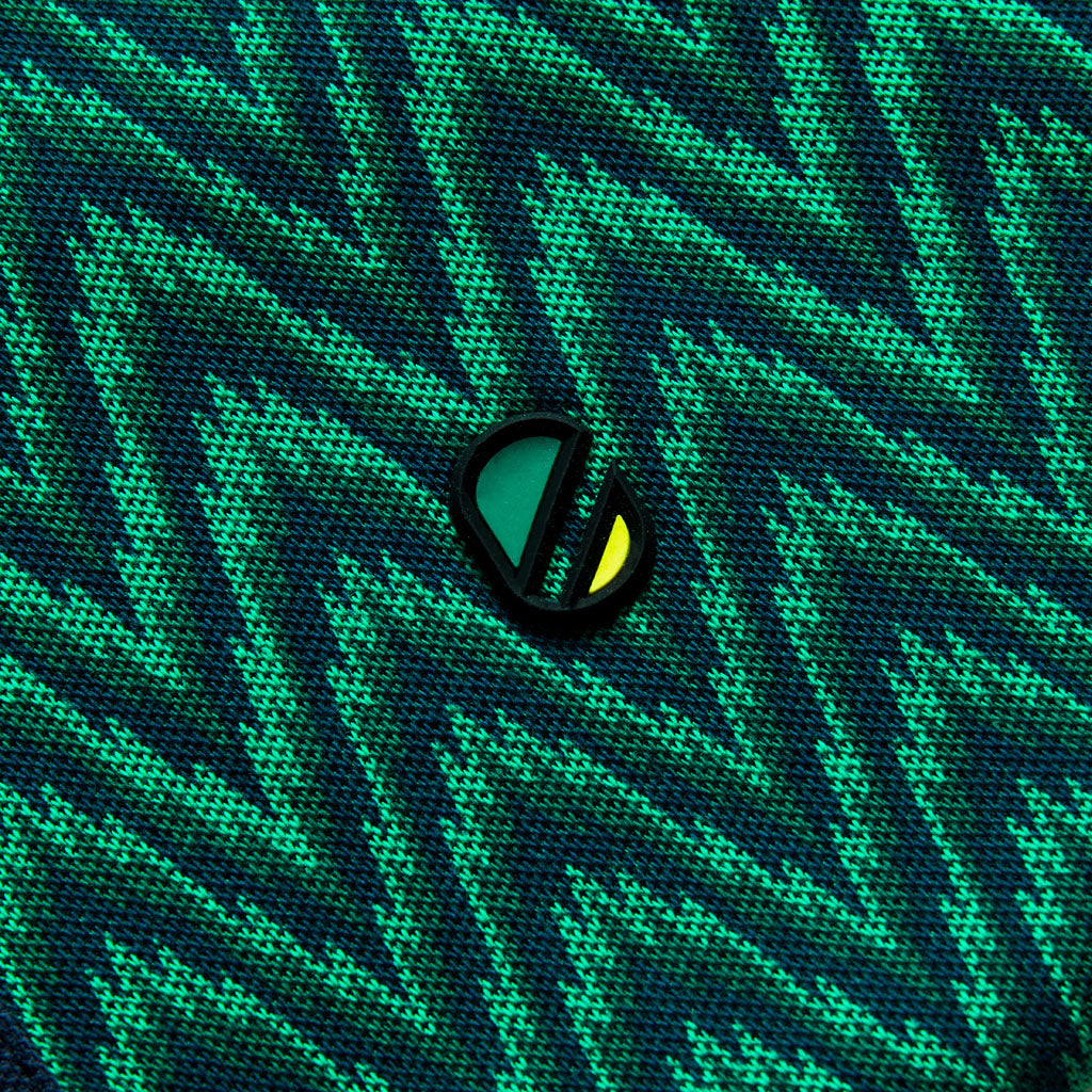 PULSE PIQUE PERFORMANCE POLO | HEARTBEAT GREEN