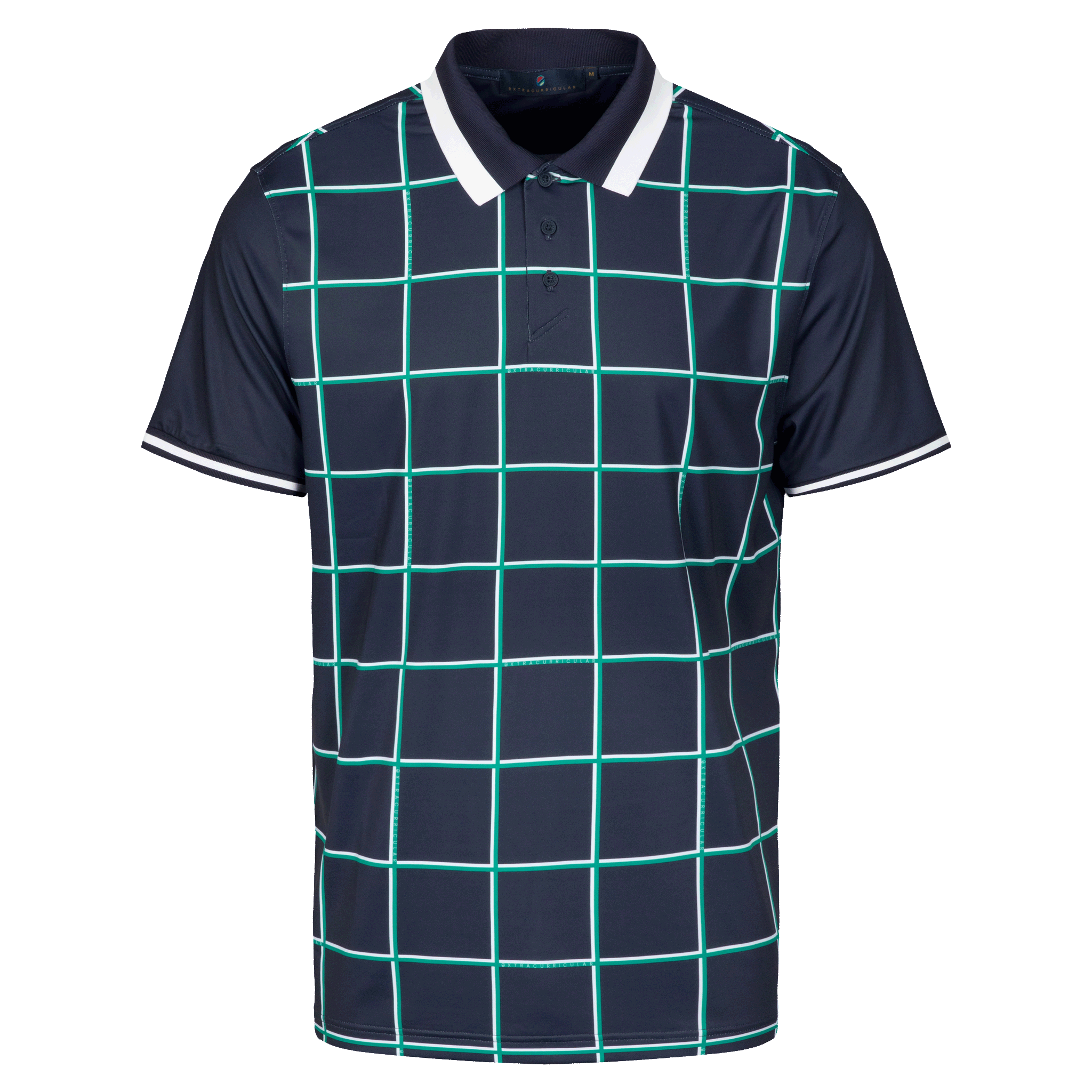 Platt Polo | Navy Blazer Grid