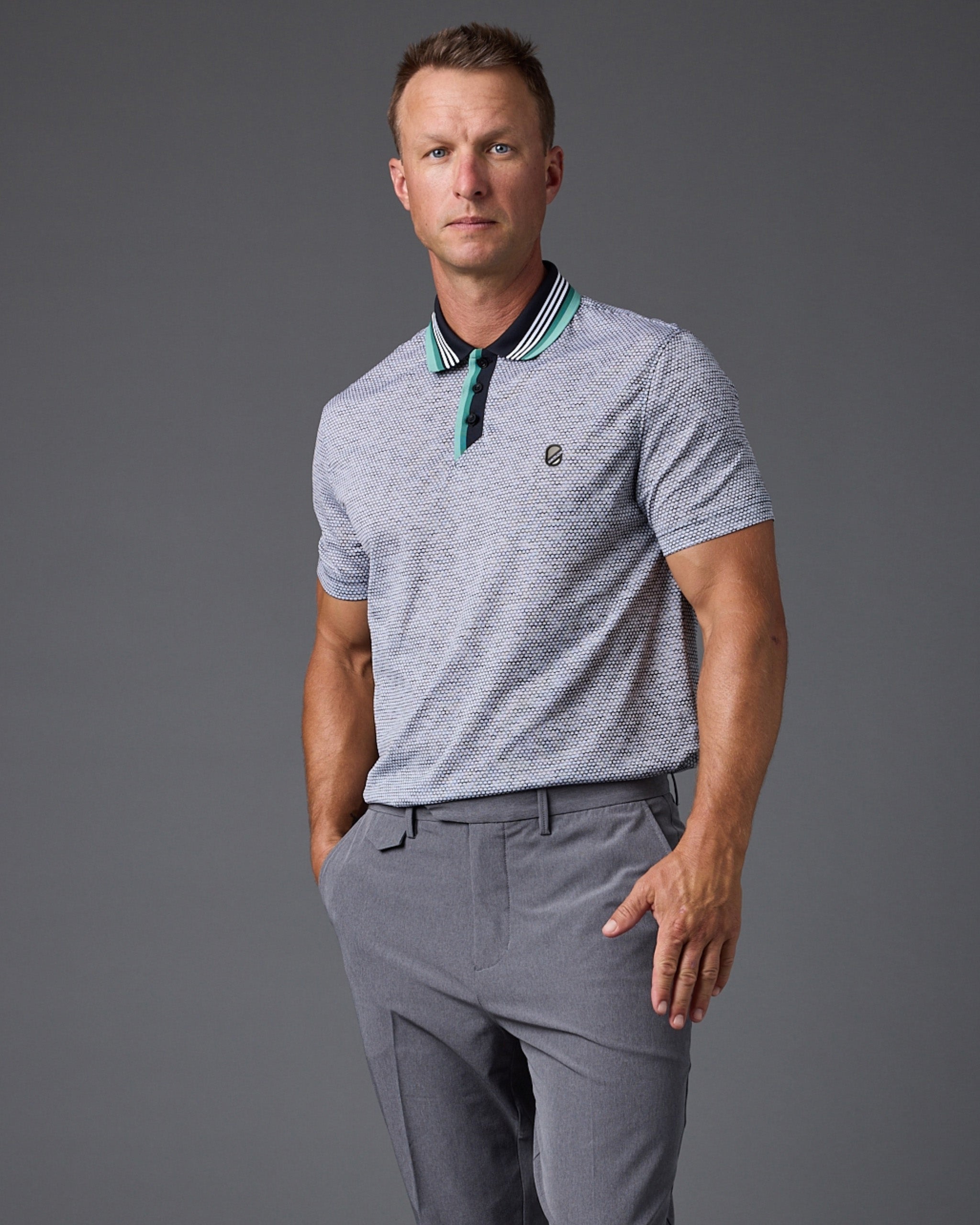 Beez Polo | White & Black