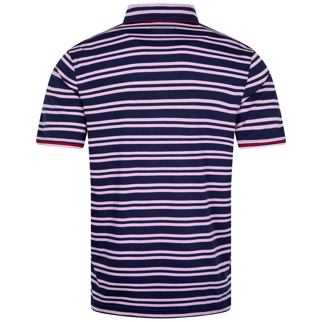 RAIL POLO | MAUVE STRIPE