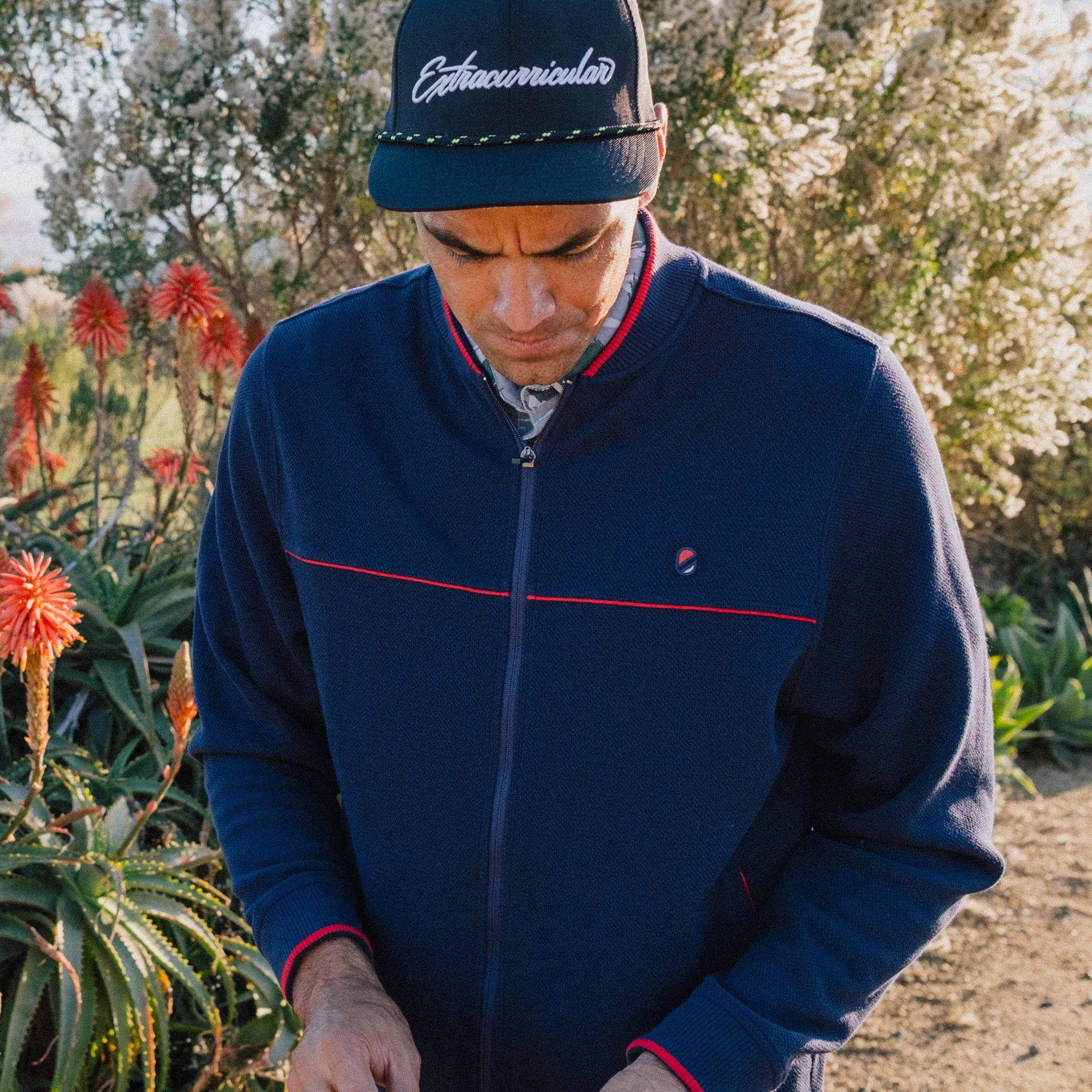 Riad Track Jacket | Maritime