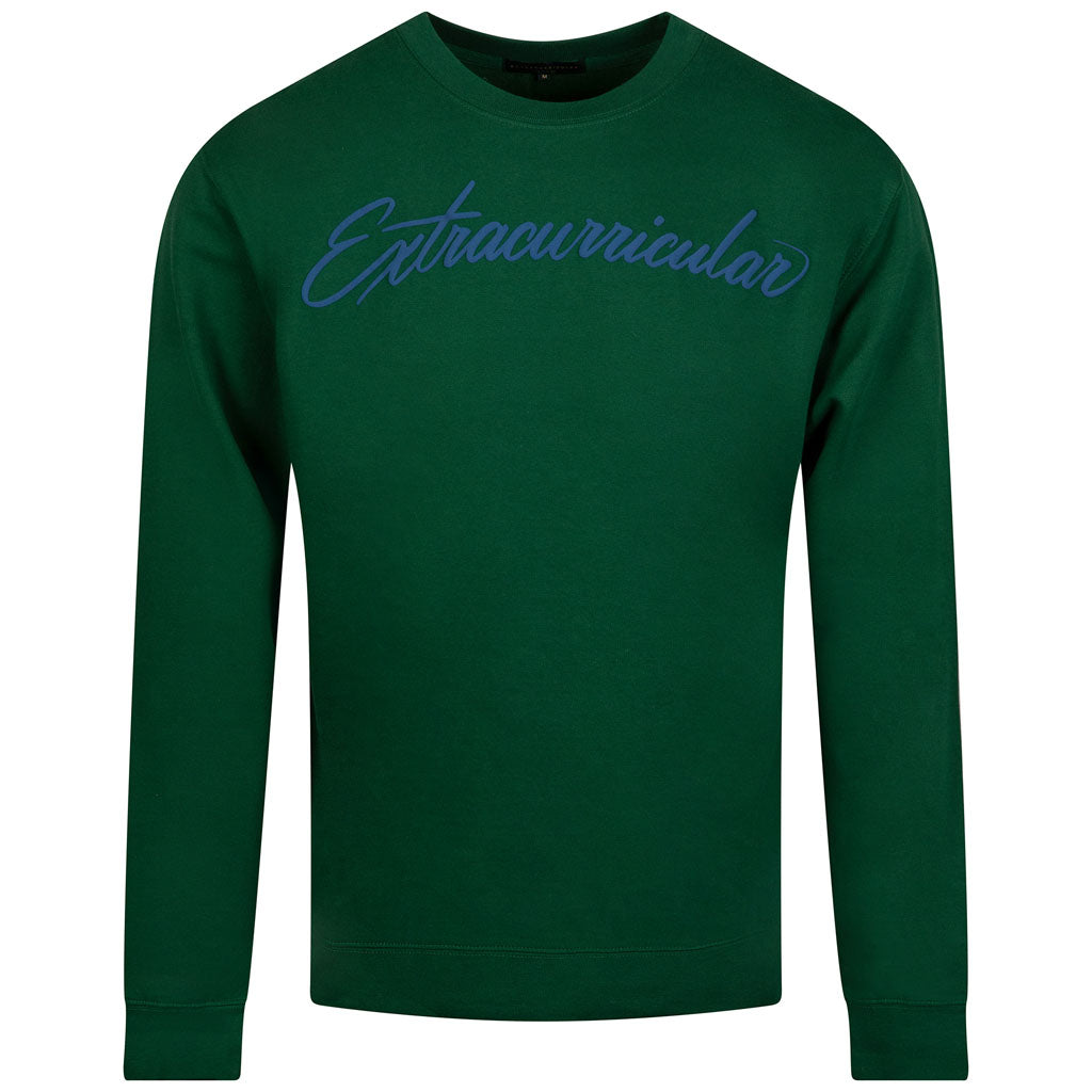 Script Crewneck Sweatshirt | Green
