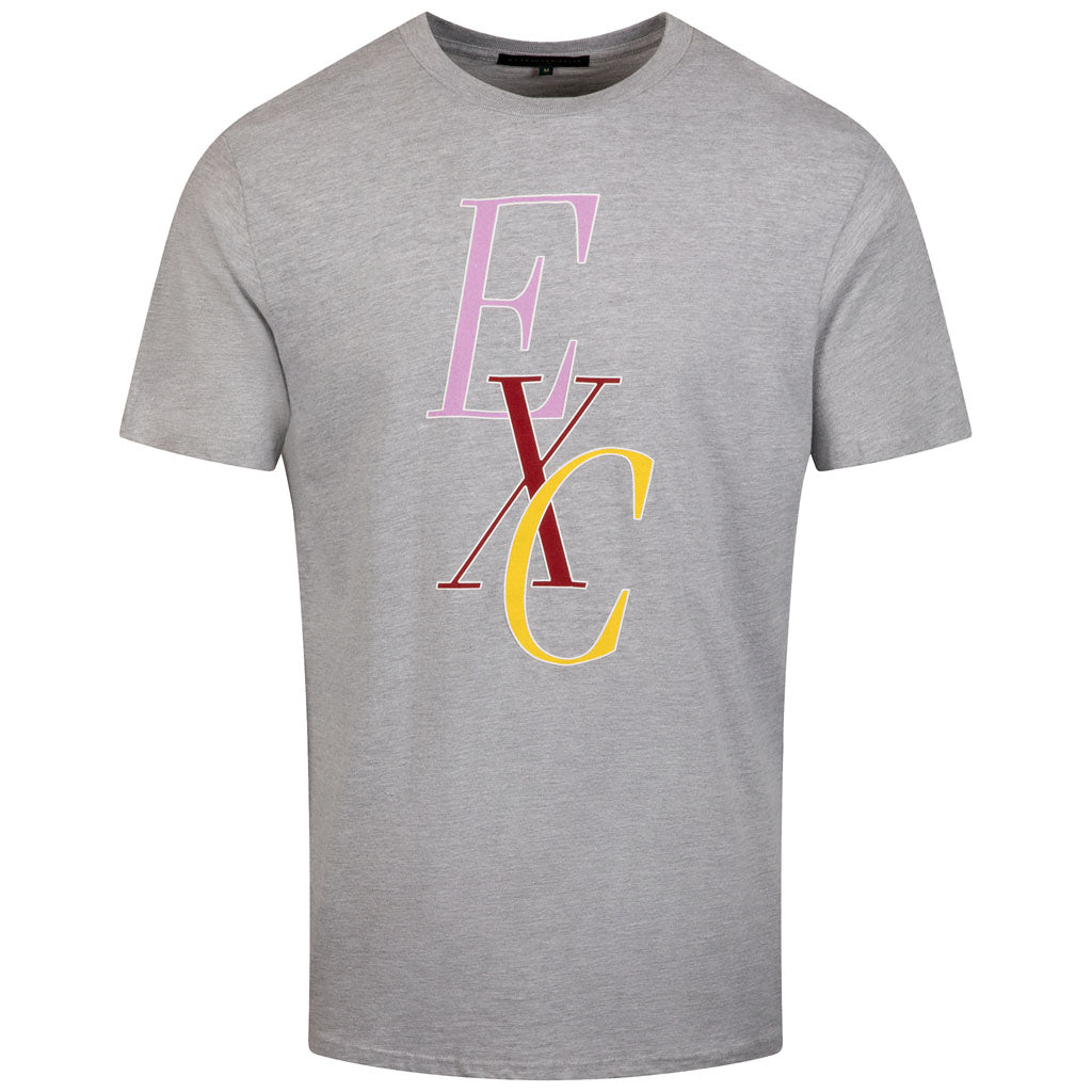 Stacks Cotton Tee | Heather Grey