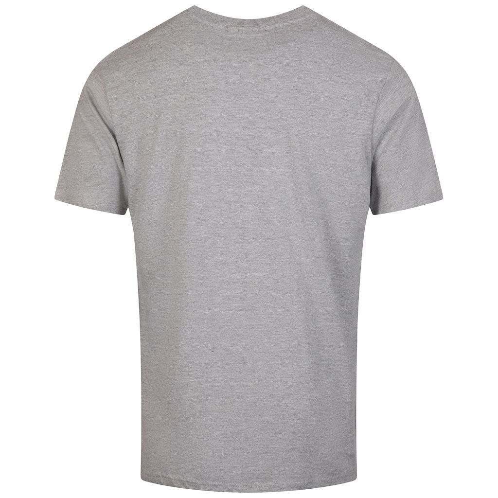 Stacks Cotton Tee | Heather Grey