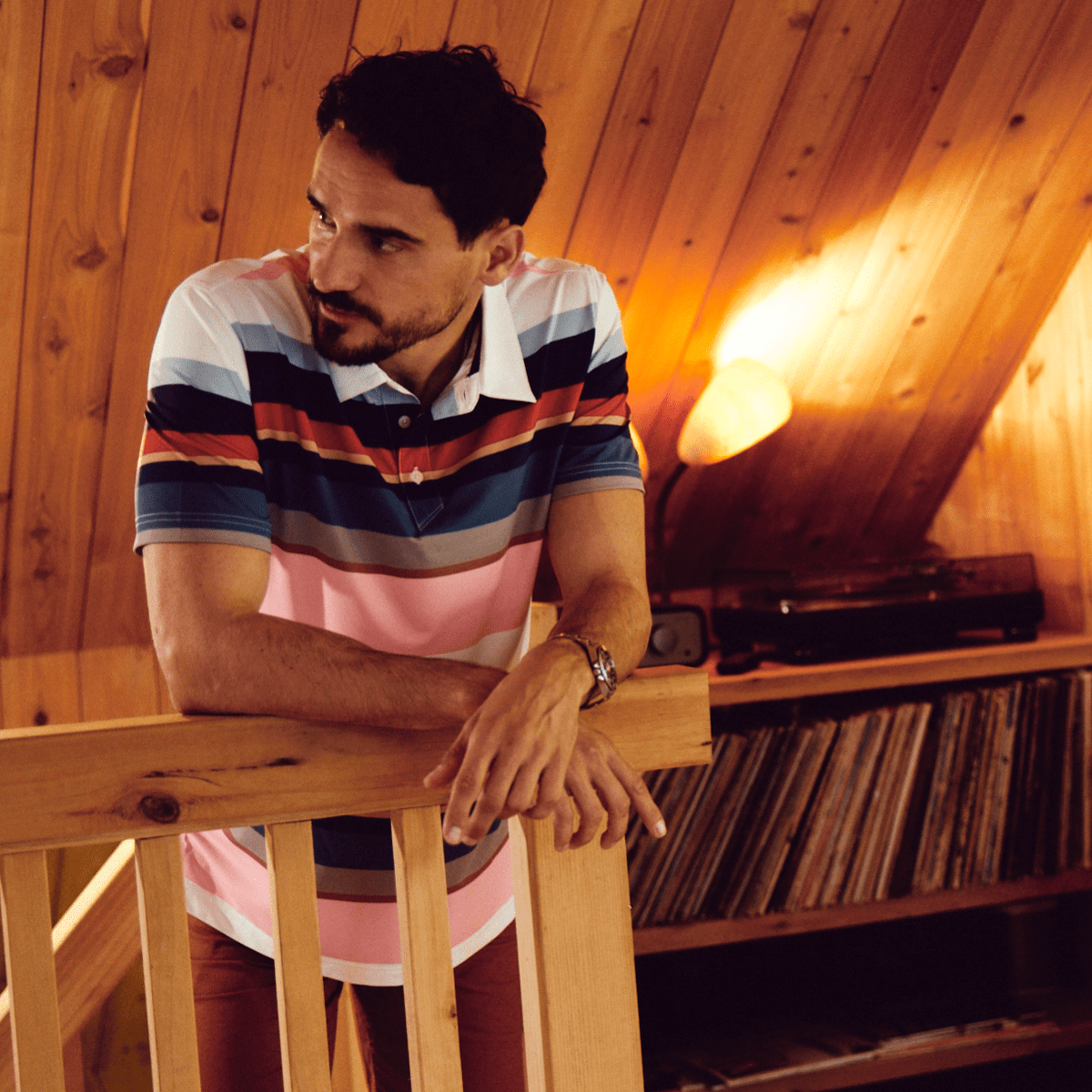 ACE POLO | TRUE RED STRIPE