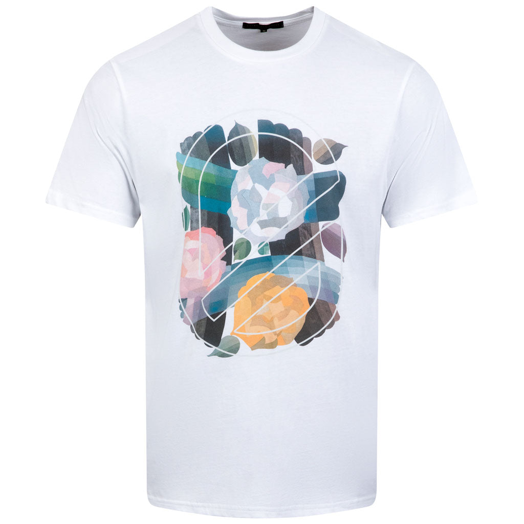 STROKES TEE | BRIGHT WHITE