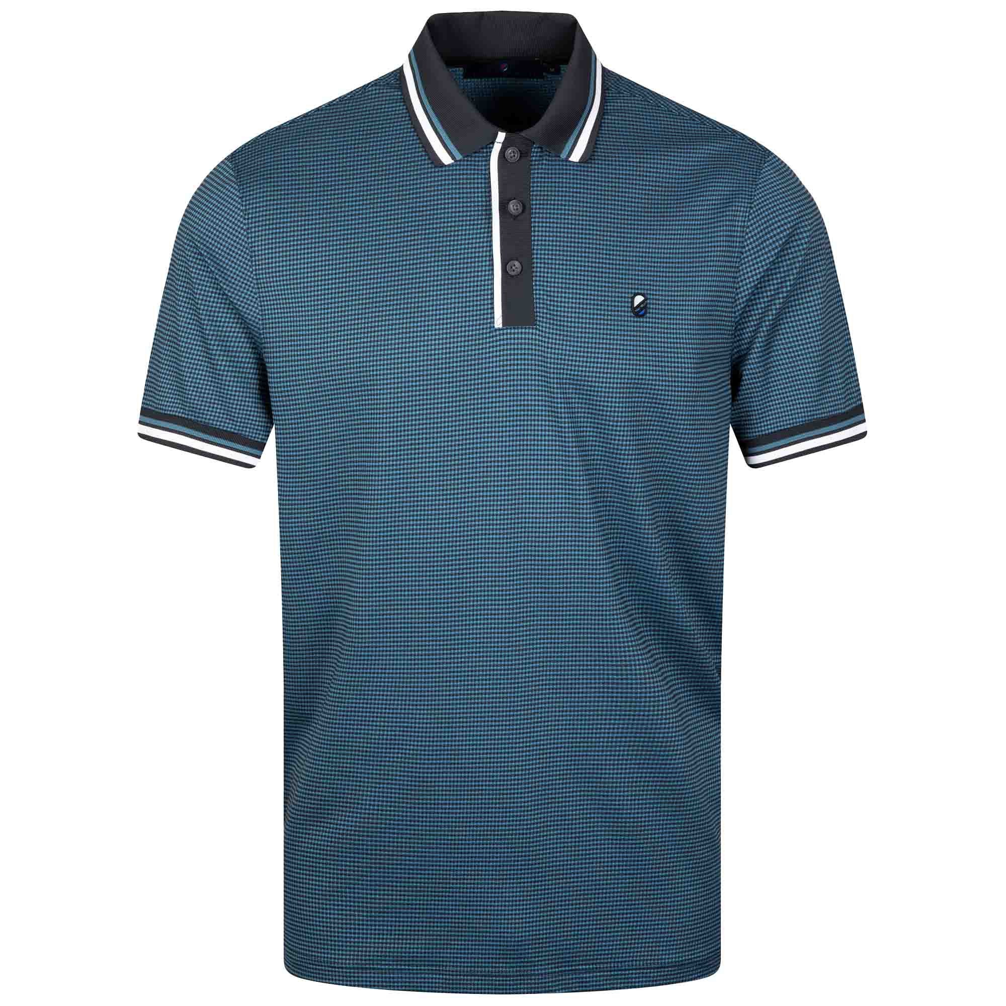 Harlequin Polo | Blue Check
