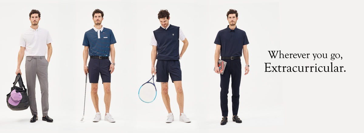 Extracurricular | Men's Polos + Golf Apparel
