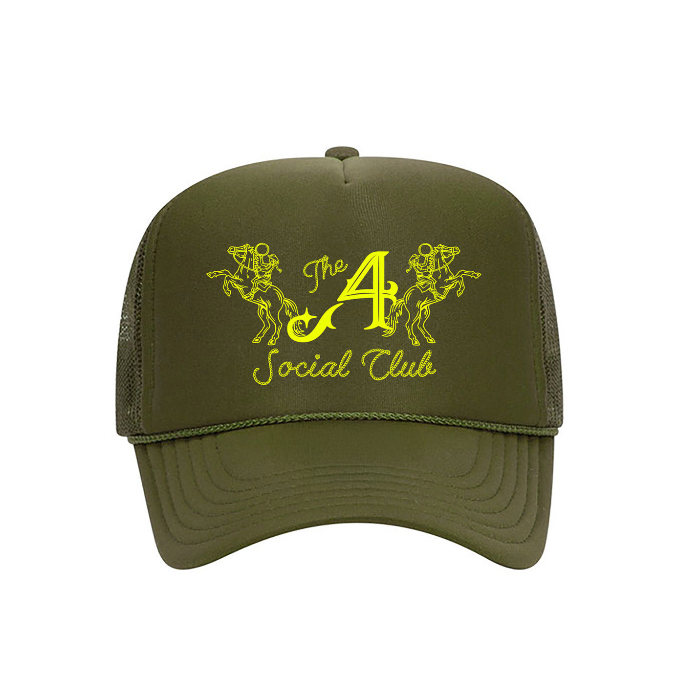 4Aces GC Dallas Social Club Hat | Olive