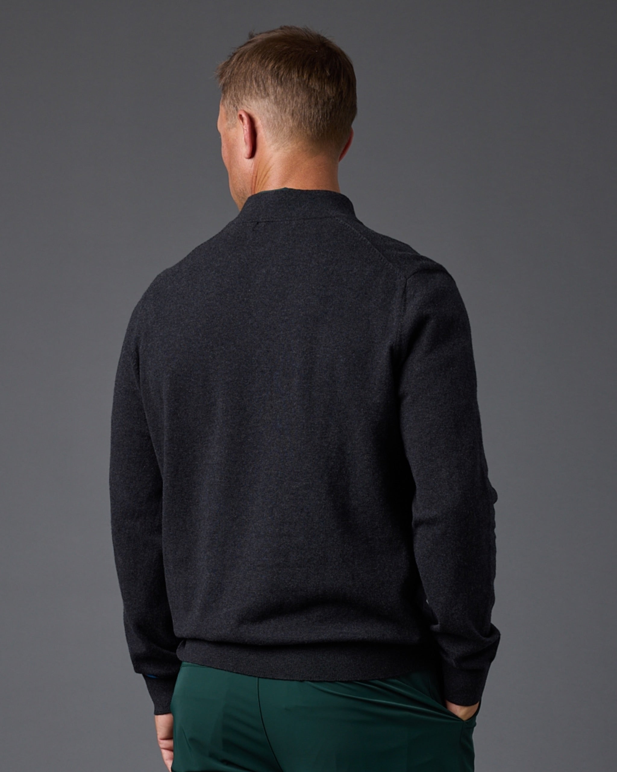 Coty 1/4 Zip Sweater | Heather Charcoal