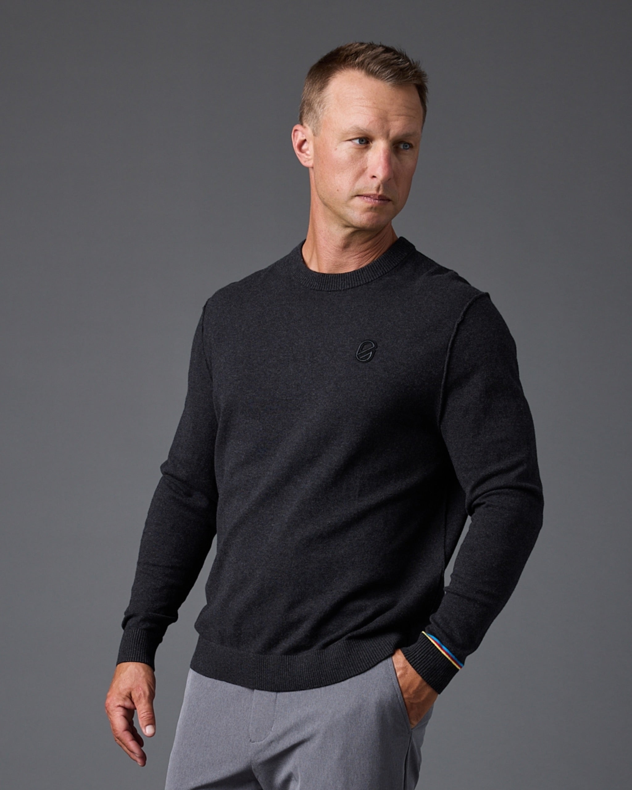 Wilcox Sweater | Heather Charcoal