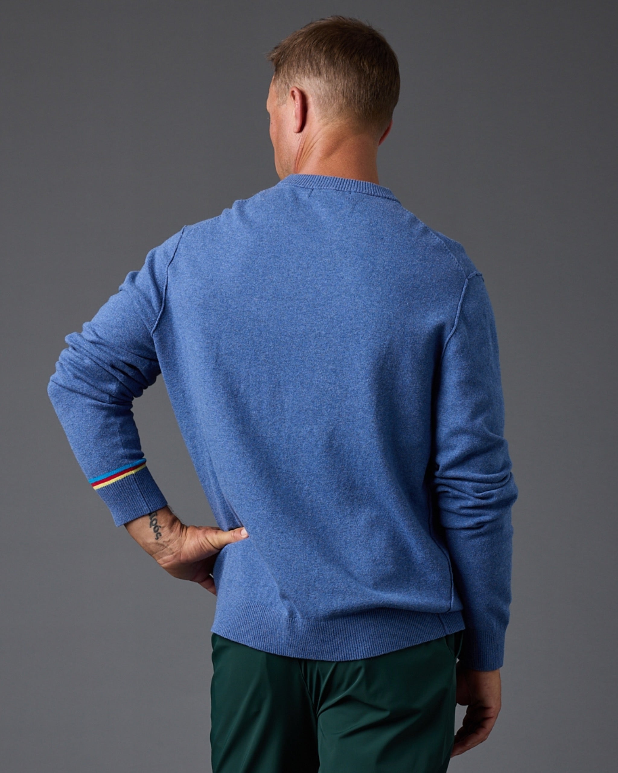 Wilcox Sweater Classic | Heather Dusty Blue