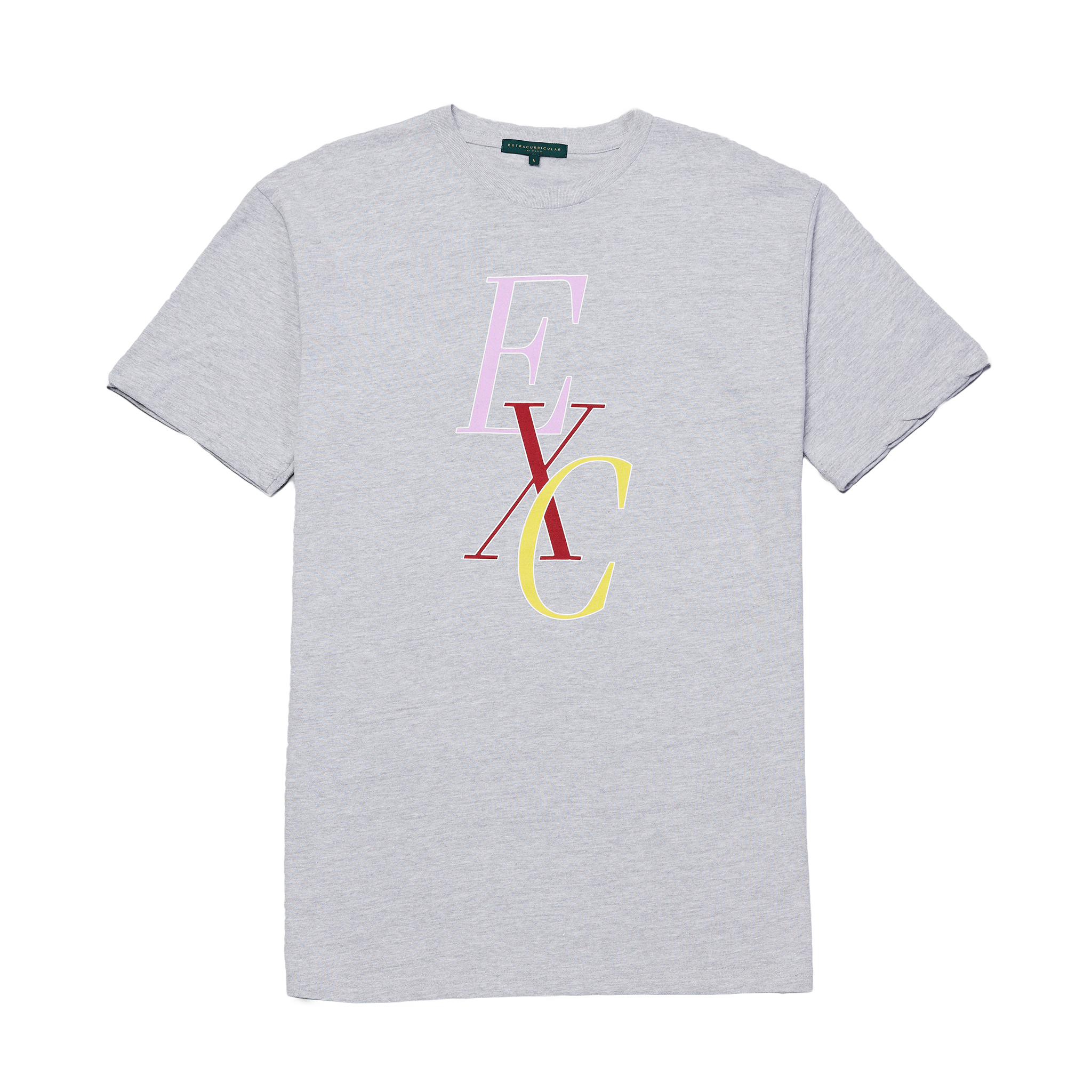 STACKS COTTON TEE | HEATHER GREY