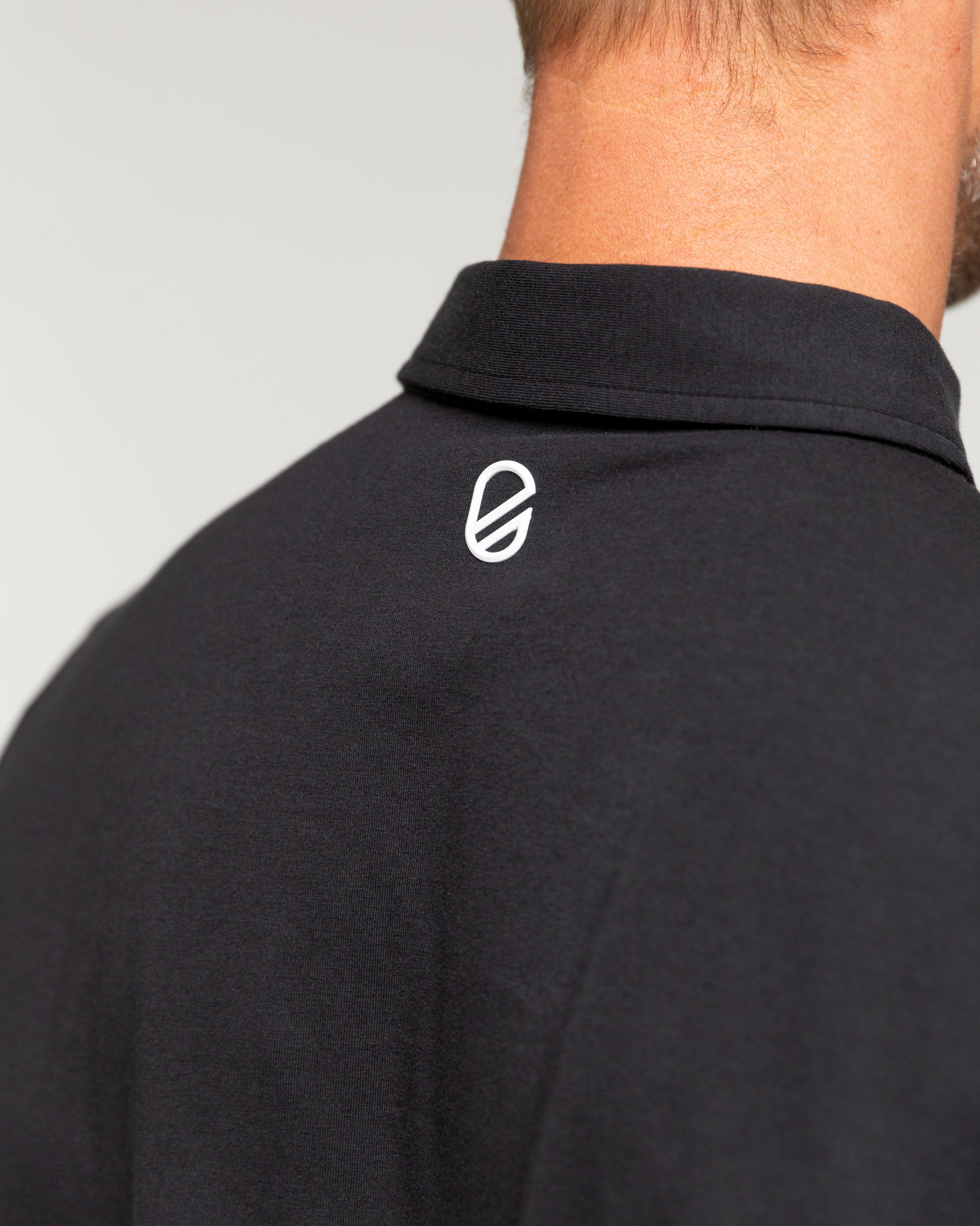 Auxiliary Polo | Jet Black