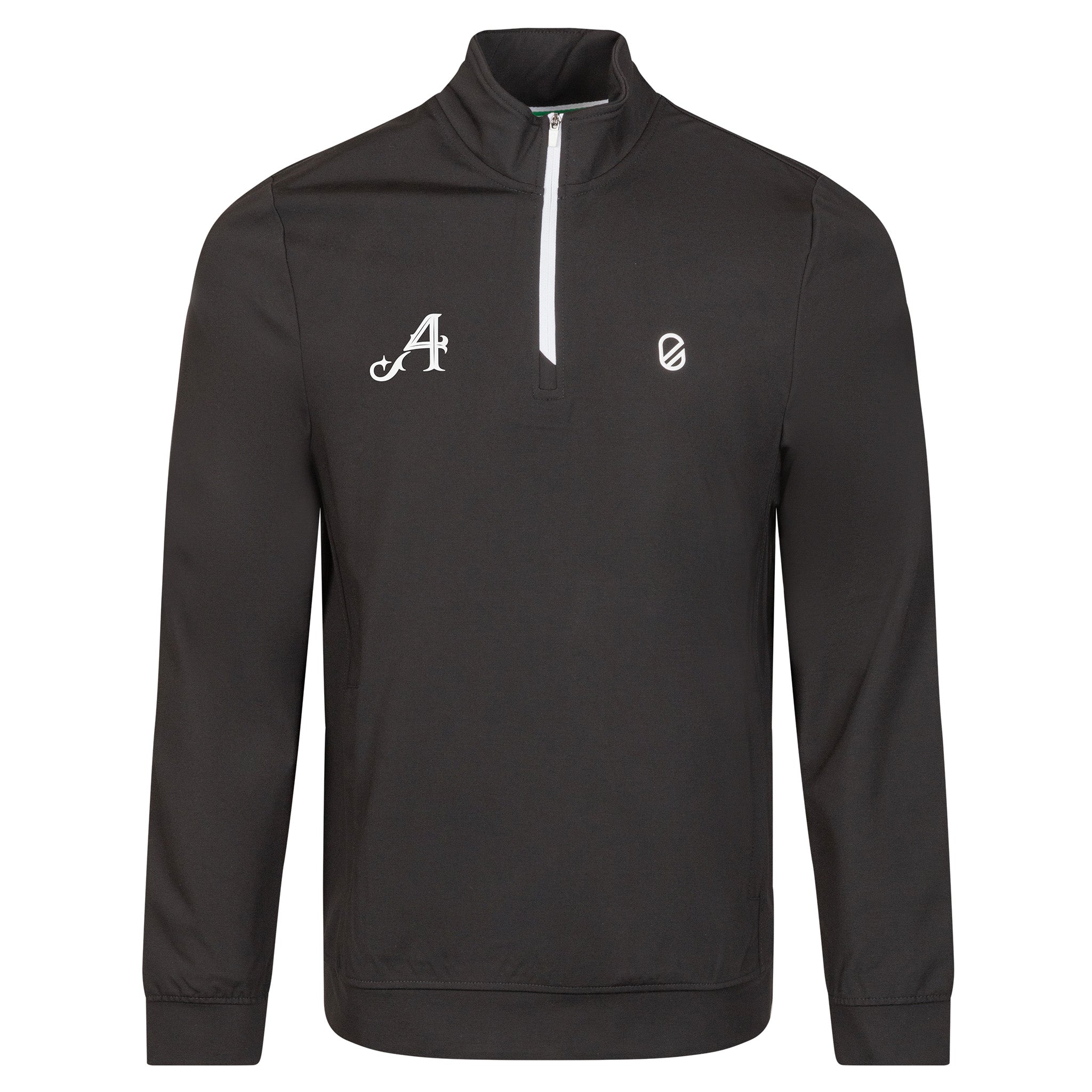 4Aces GC TechSoft 1/4 Zip | Jet Black