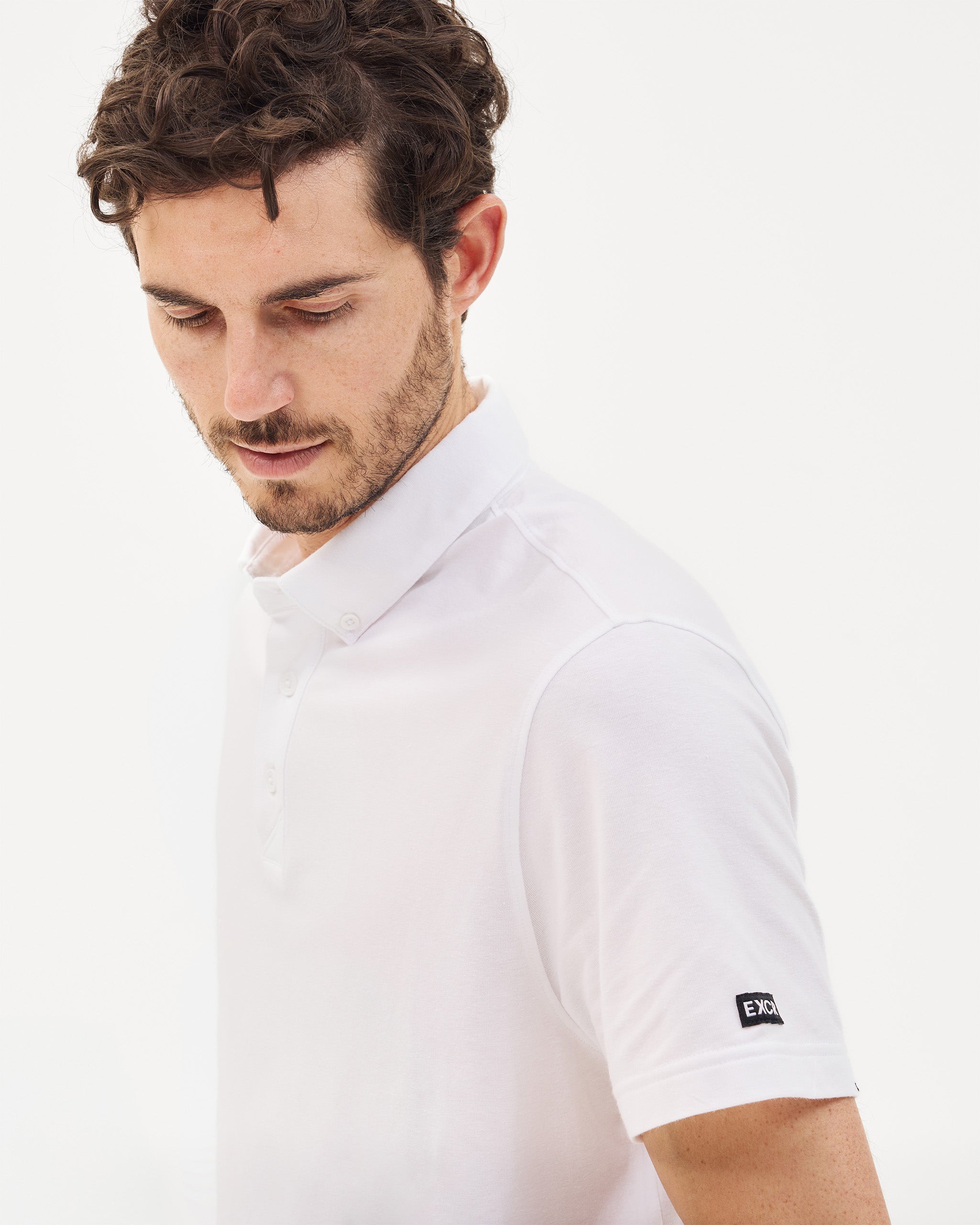 Banker Polo | Bright White