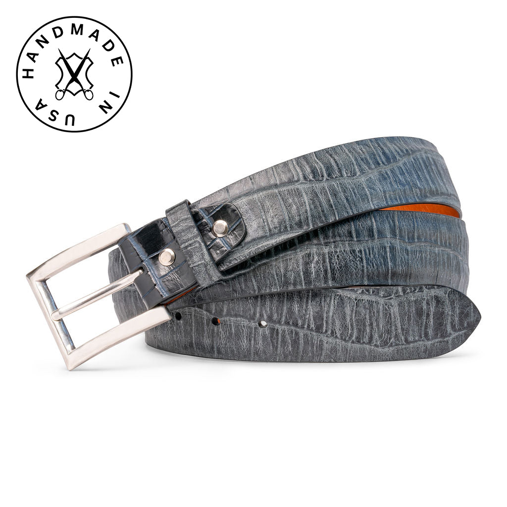 Charcoal Alligator Belt